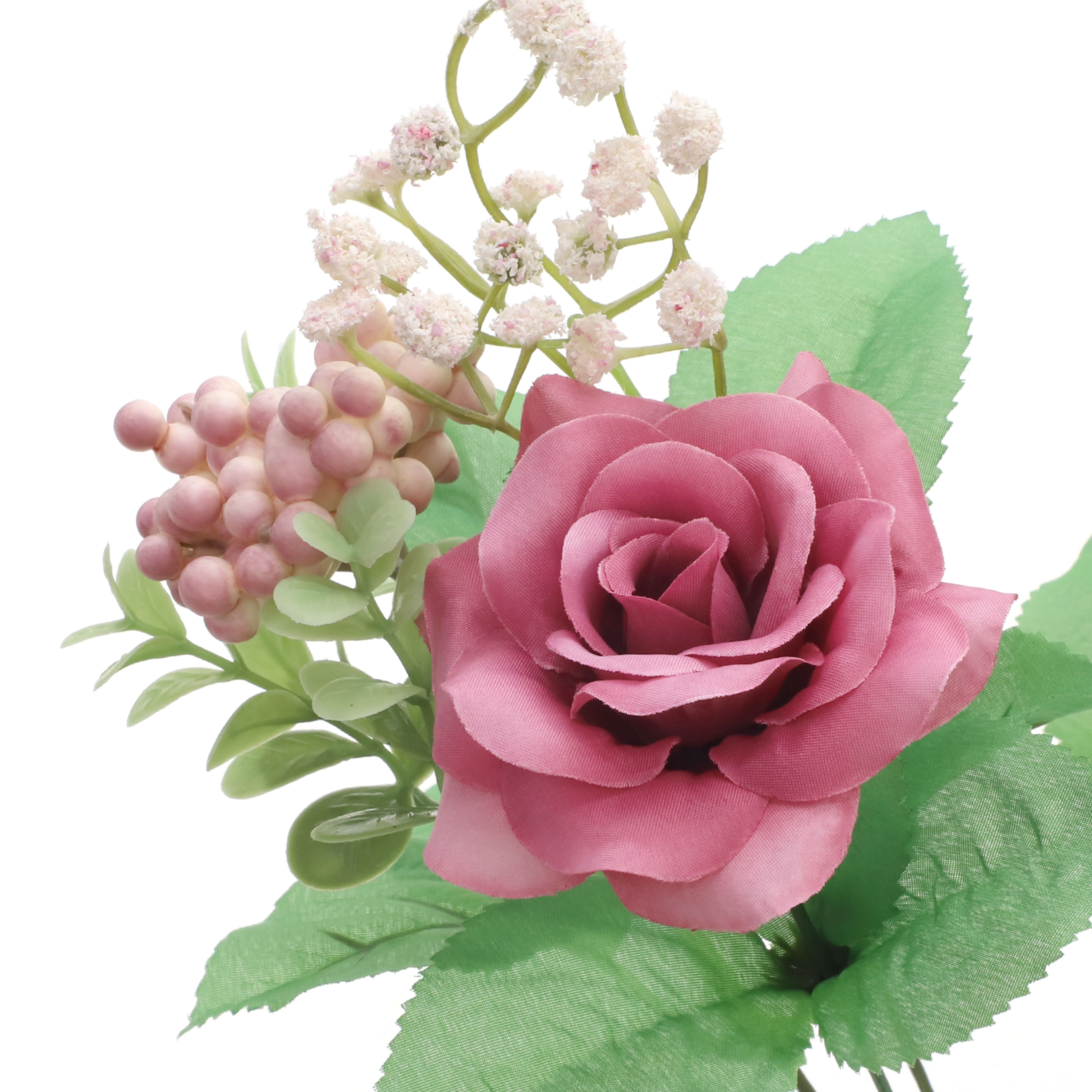 14.5&#x22; Rose &#x26; Berry Deluxe Bush by Ashland&#xAE;