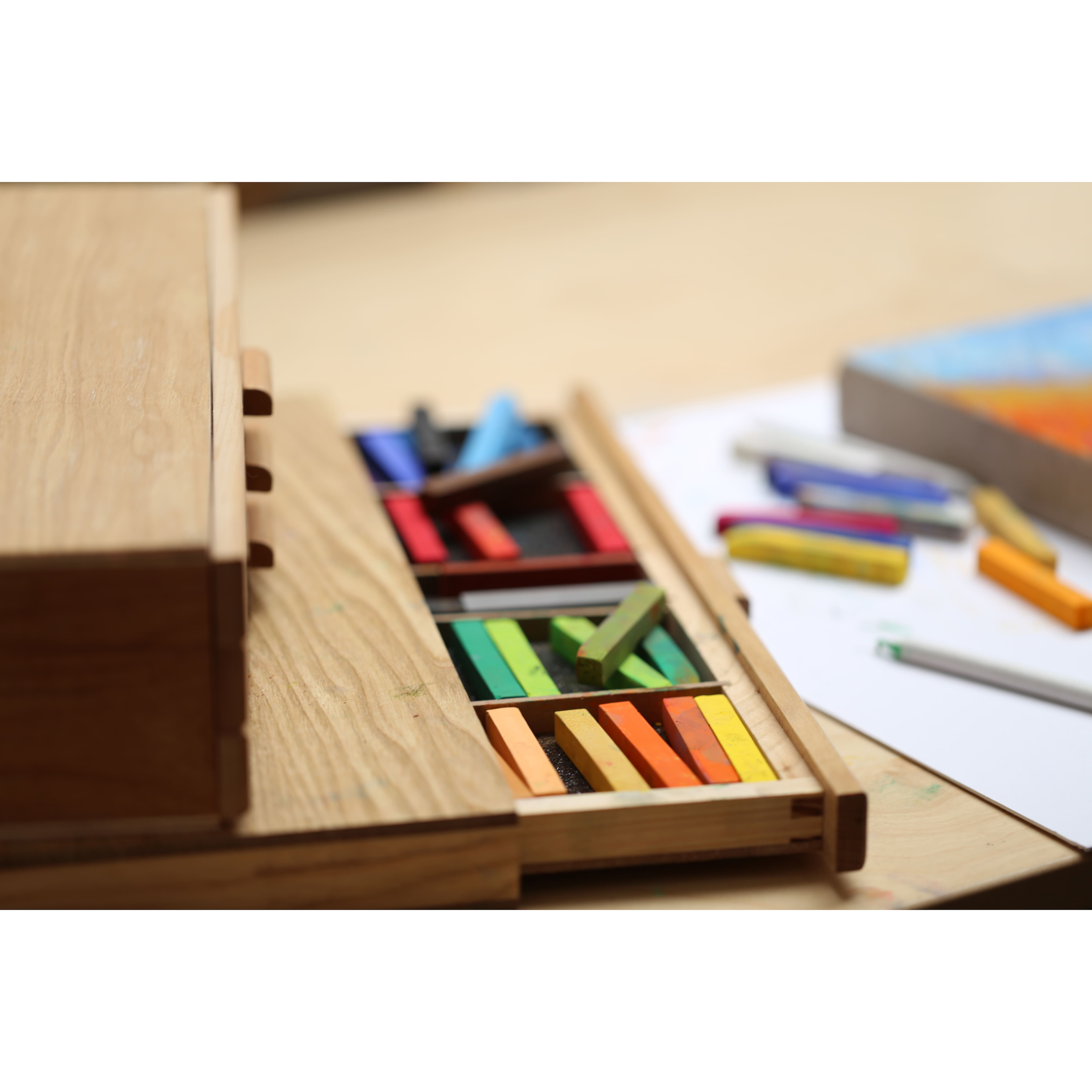 5 Pack: Art Alternatives Artist&#x27;s Pastel 3 Drawer Storage Box