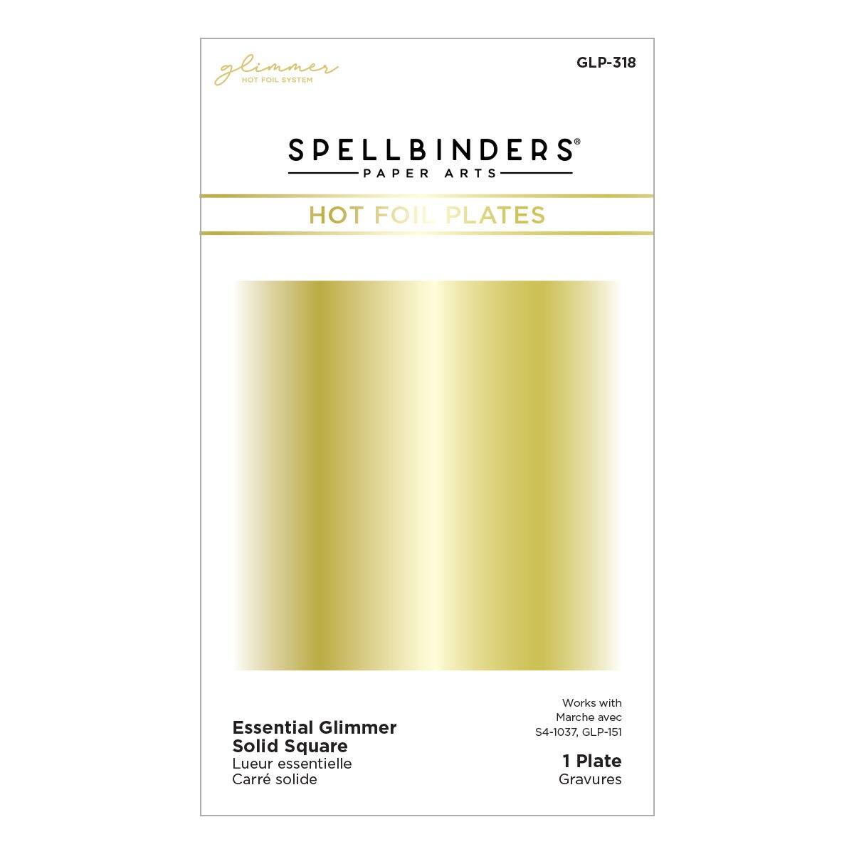 Spellbinders® Glimmer Essential Solid Square Hot Foil Plate Michaels