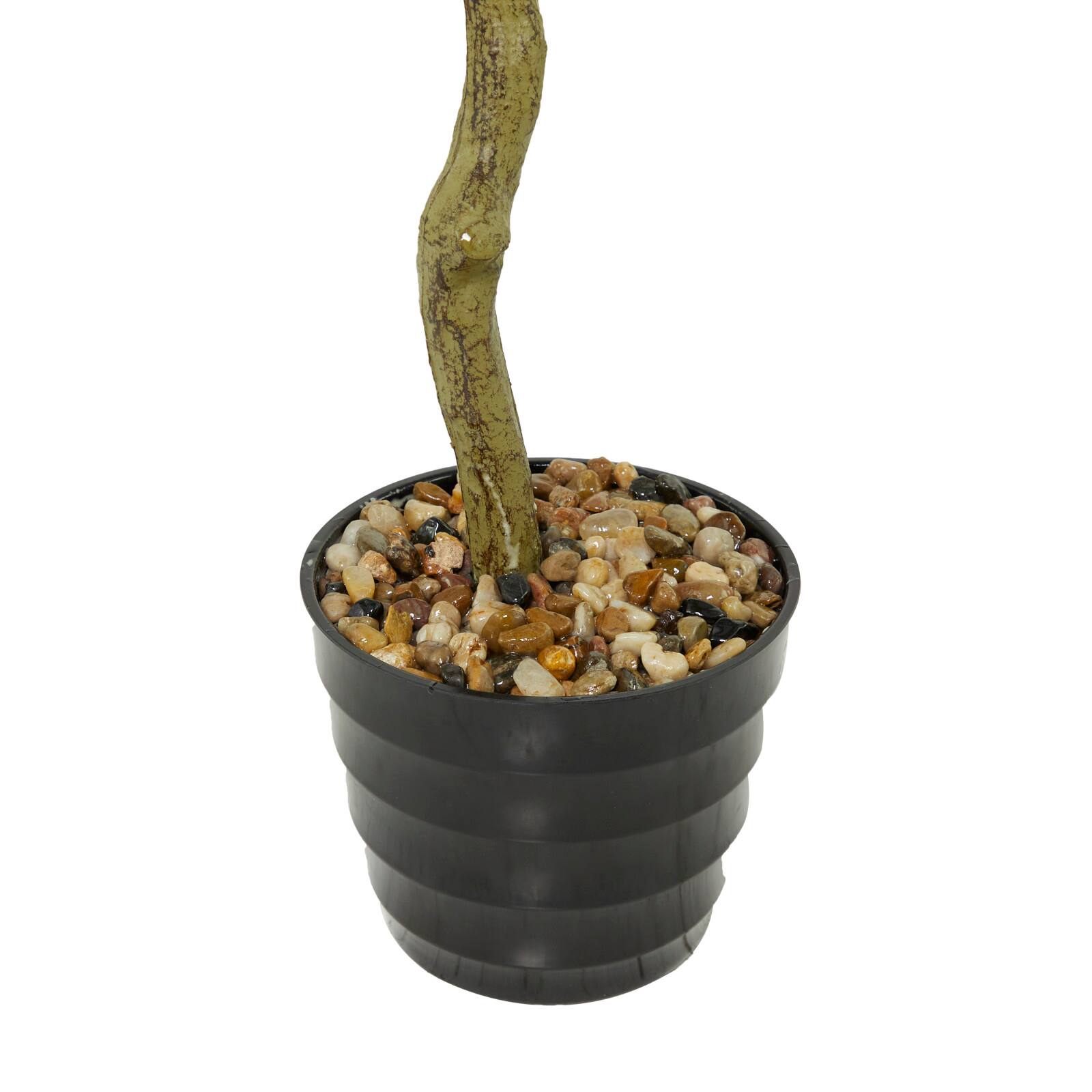 45" Green Vinyl Contemporary Potted Artificial Tree