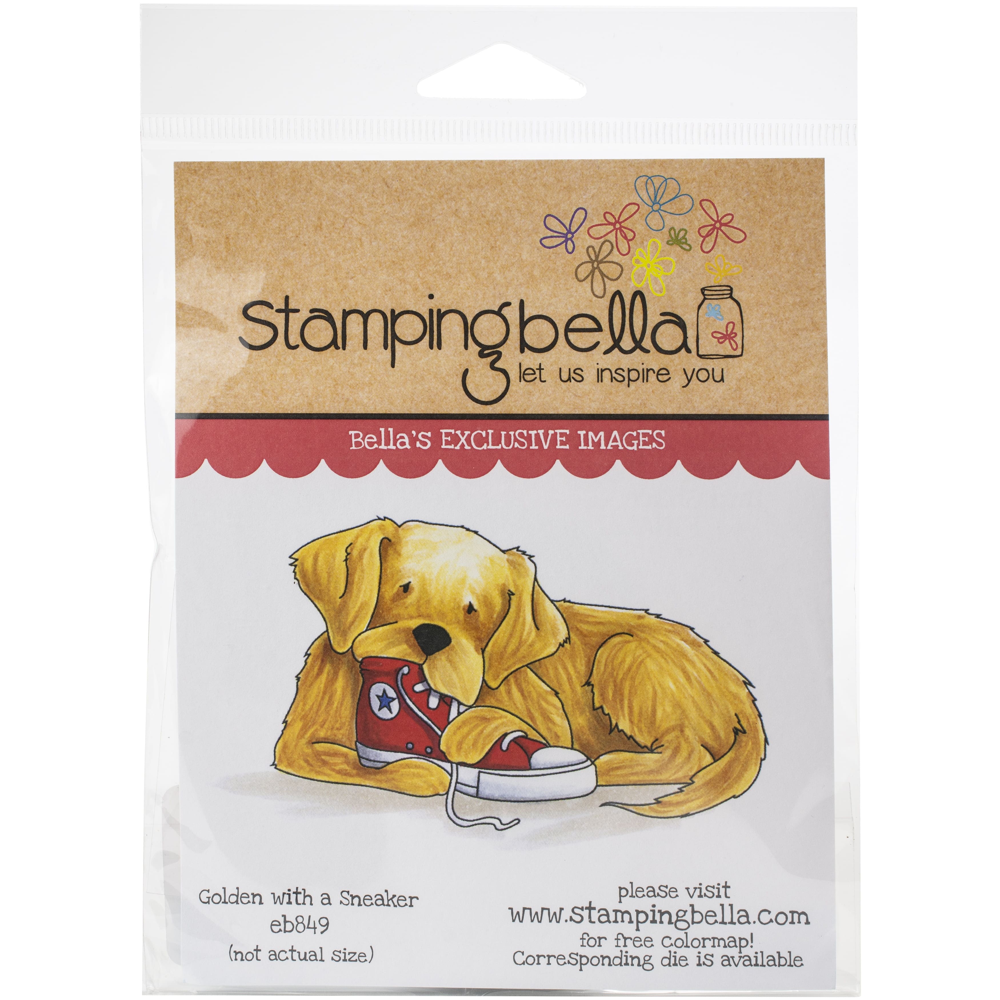 Stamping Bella Golden with a Sneaker Cling Stamps | Michaels