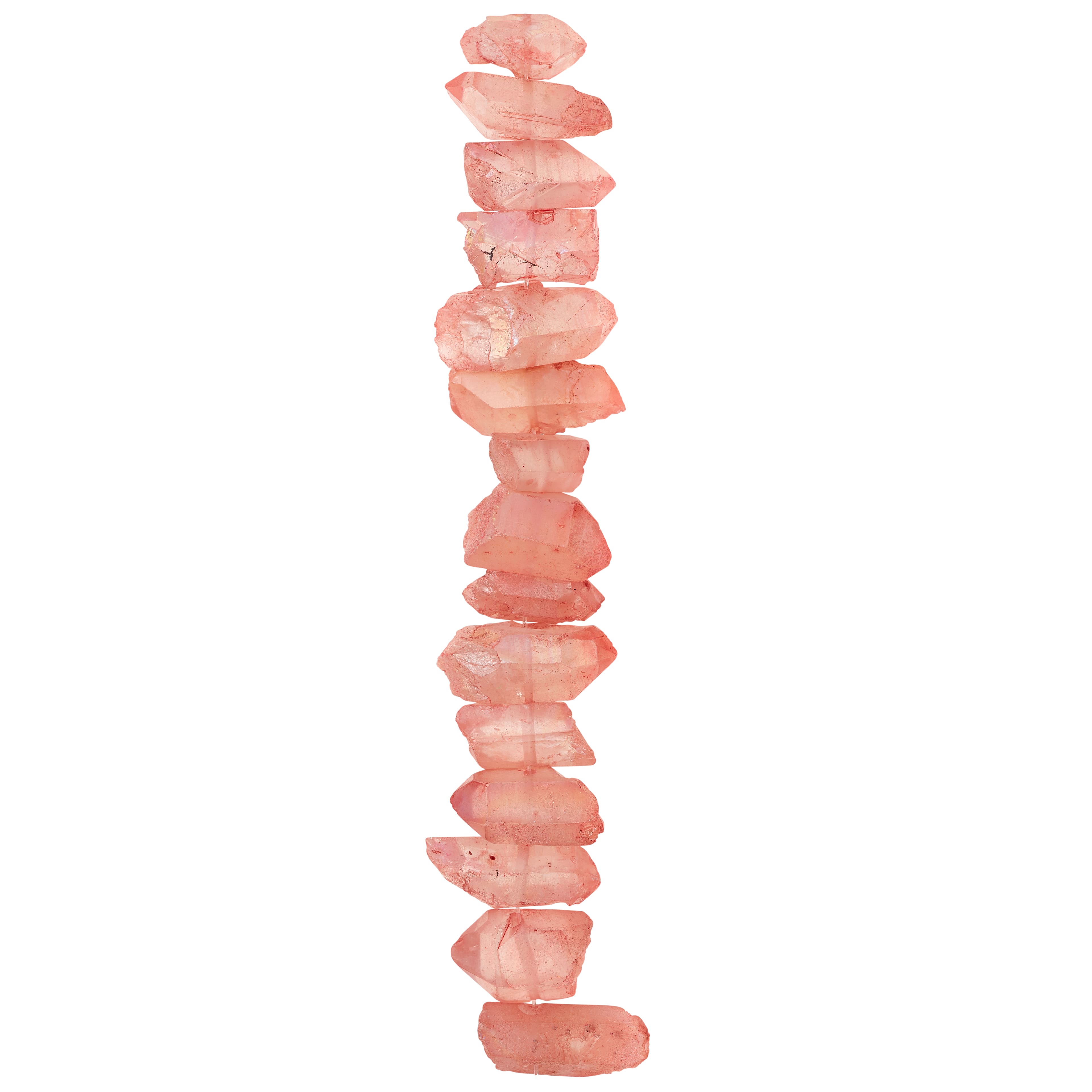 Peach Crystal Chunk Beads by Bead Landing™
