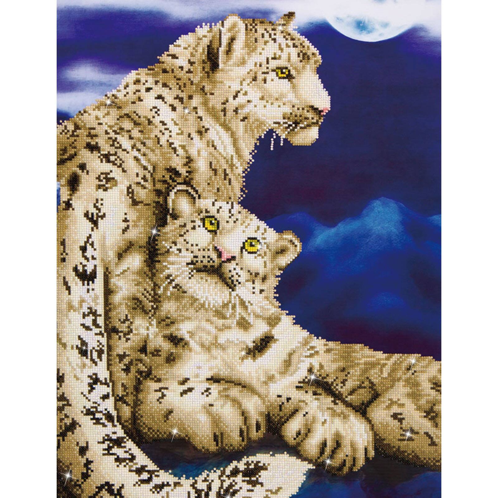 Diamond Dotz® Snow Leopards Diamond Painting Kit