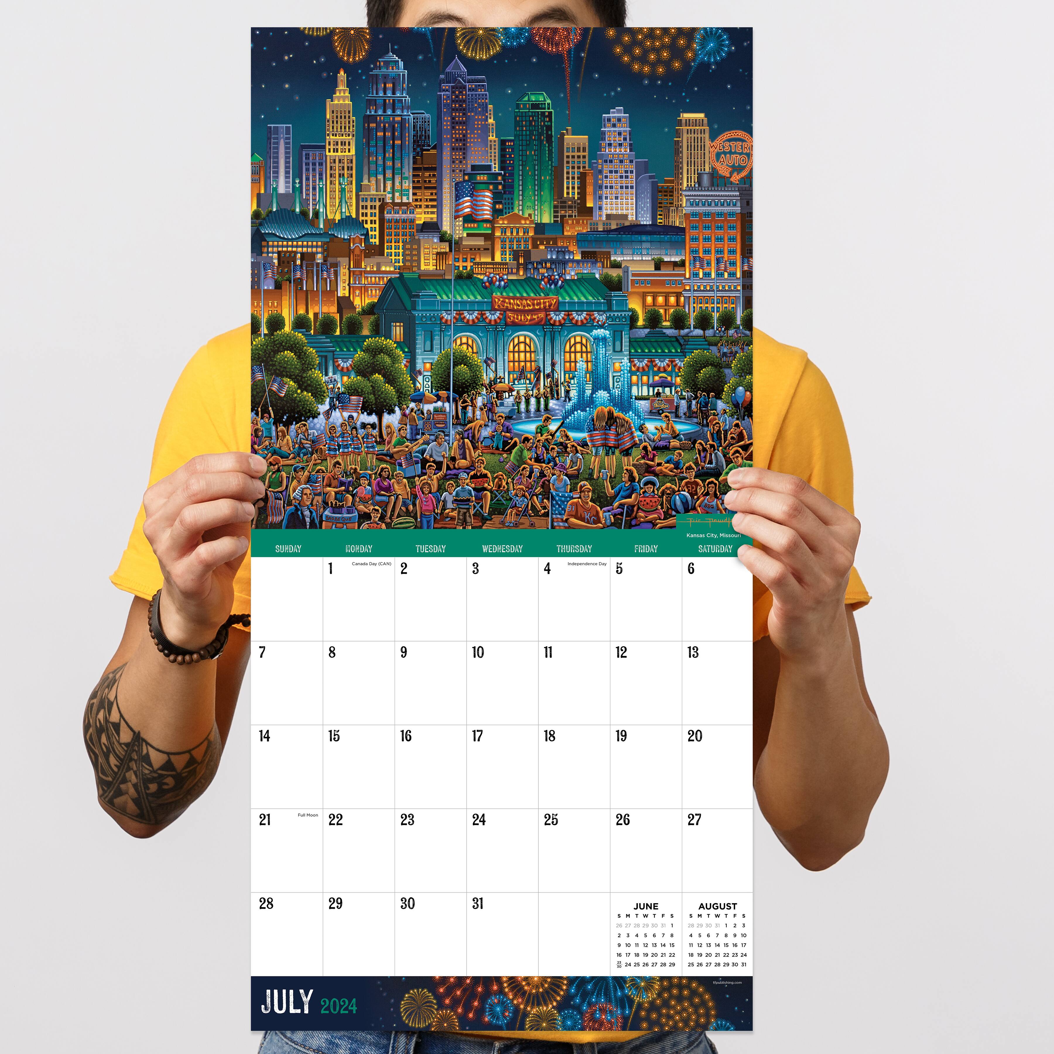 TF Publishing 2024 Scenes from the Midwest Wall Calendar