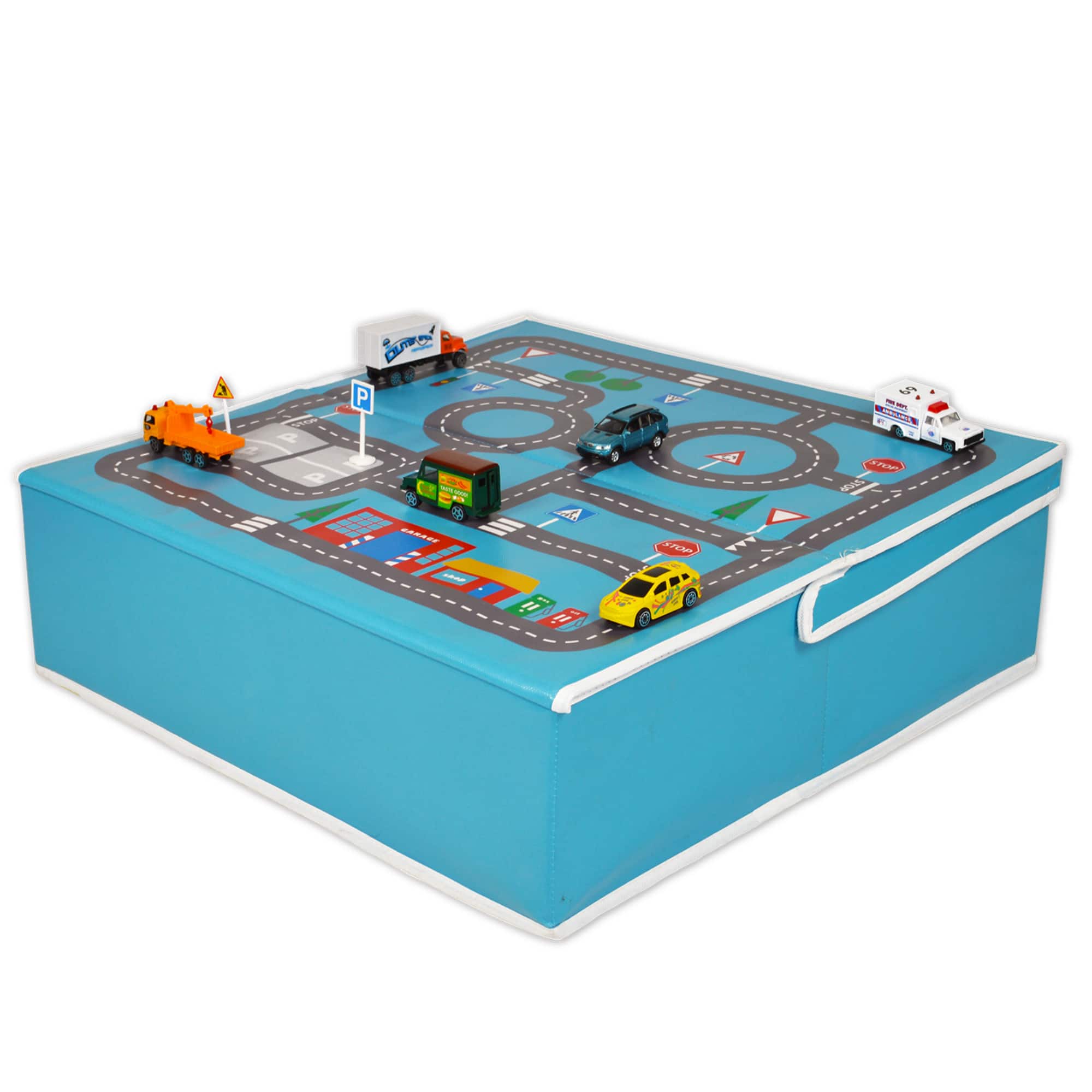 Fun2Give&#xAE; Pop-it-Up&#xAE; Garage with Road Playmat and Storage