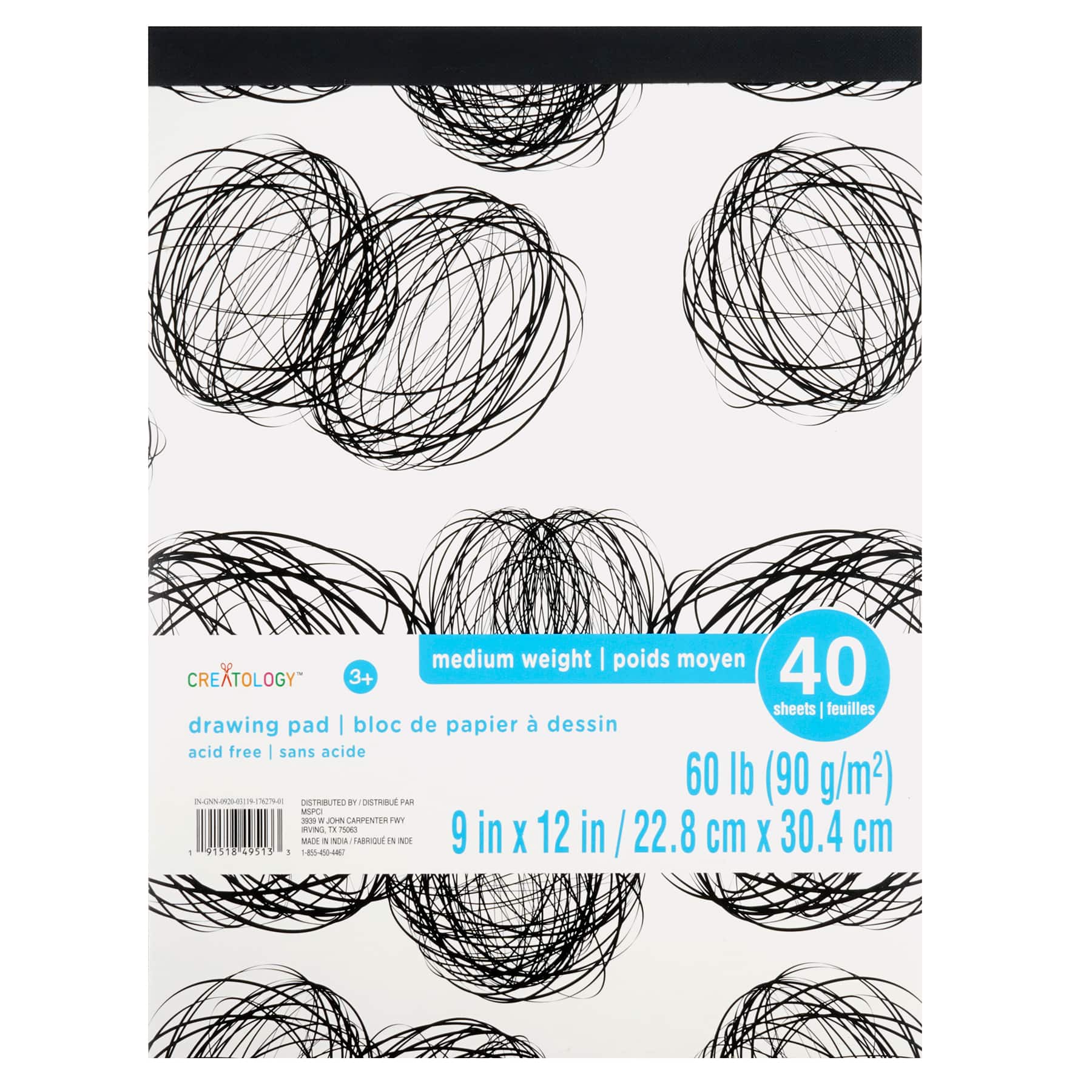 10 Pack: Kids Drawing Paper Pad by Creatology™