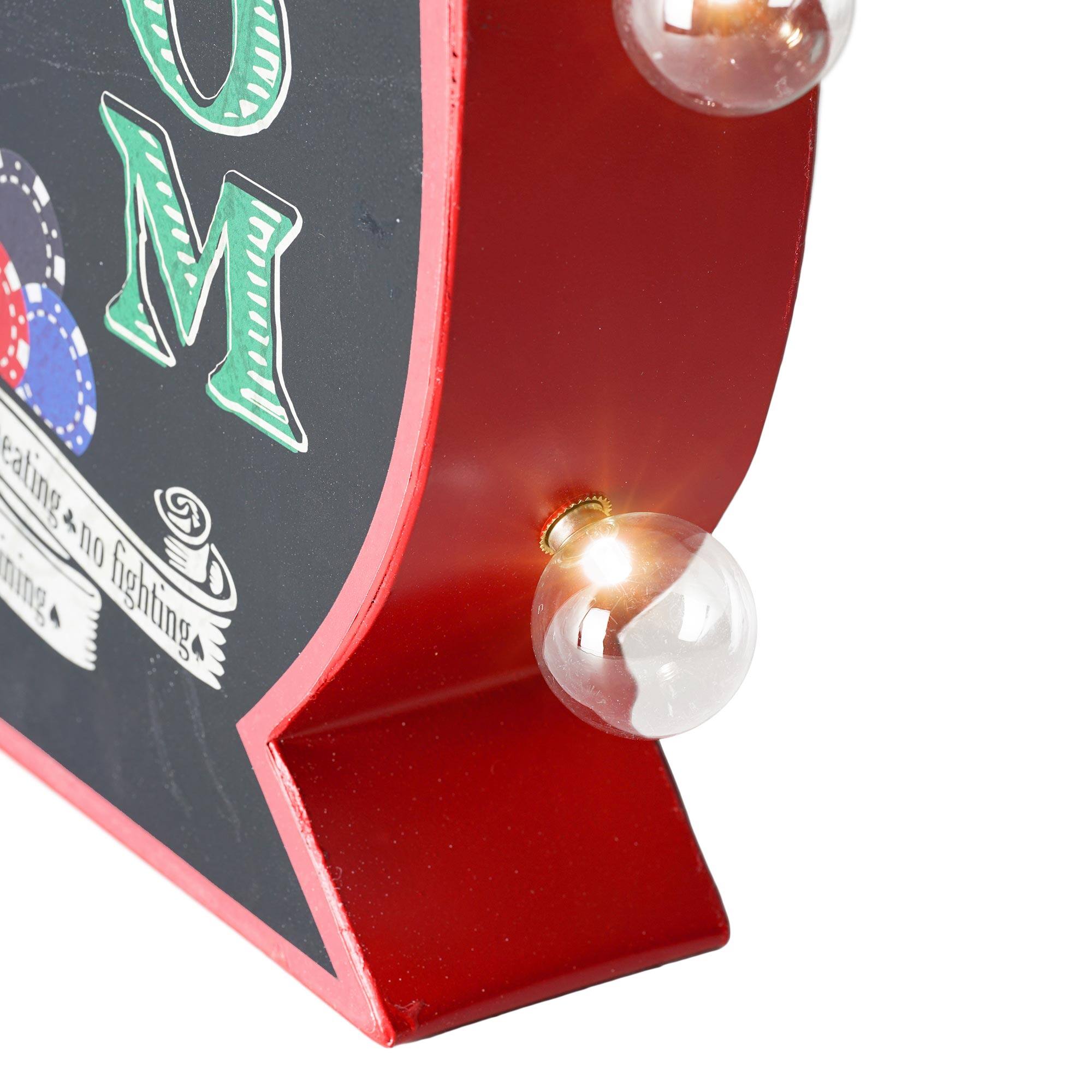 American Art D&#xE9;cor&#x2122; 25&#x22; Vintage Game Room Off the Wall LED Marquee Sign