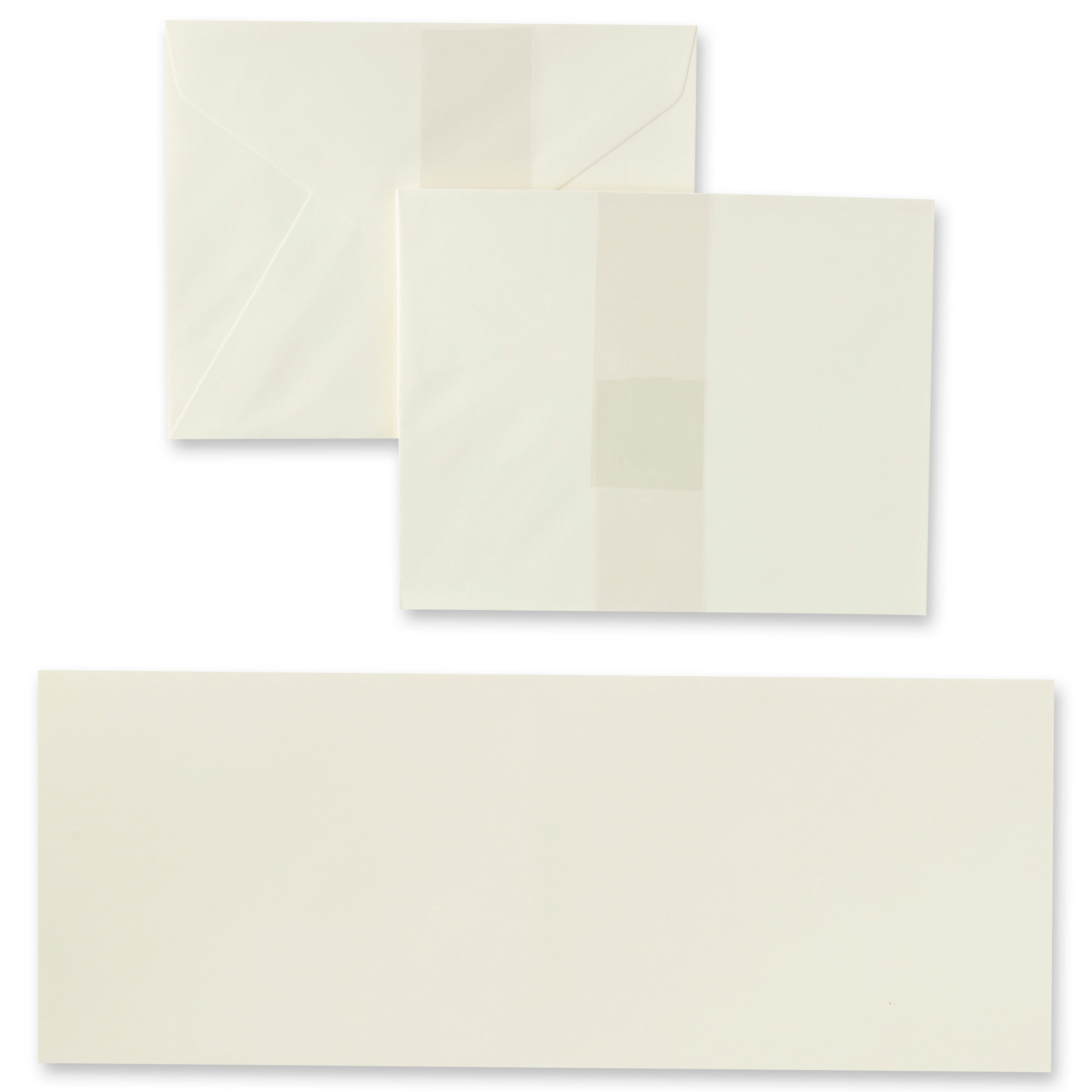 Ivory Top Folded Cards &#x26; Envelopes by Recollections&#x2122;, 4.25&#x22; x 5.5&#x22;