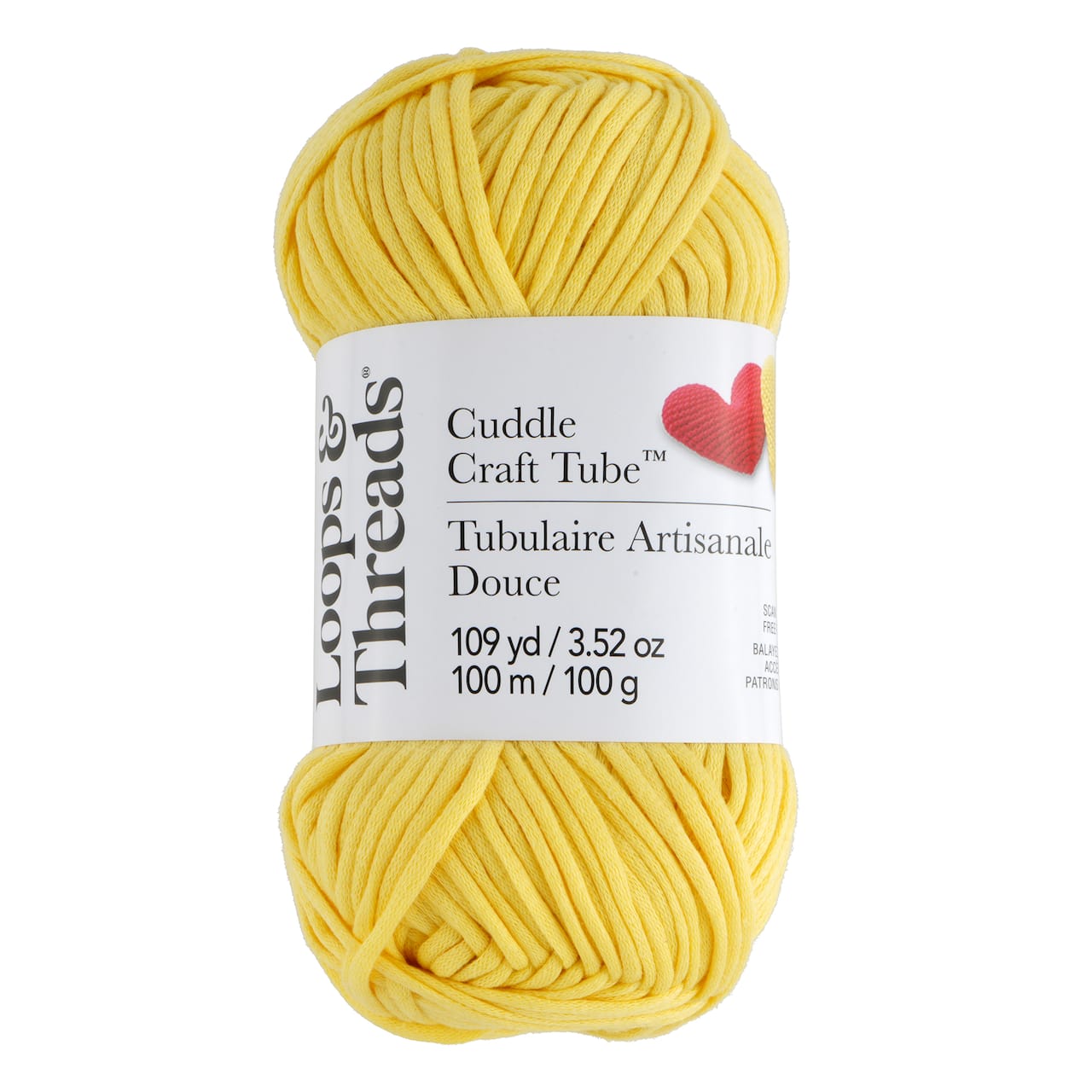 Cuddle Craft Tube™ Yarn by Loops & Threads®, Color: Daffodil Delight ...