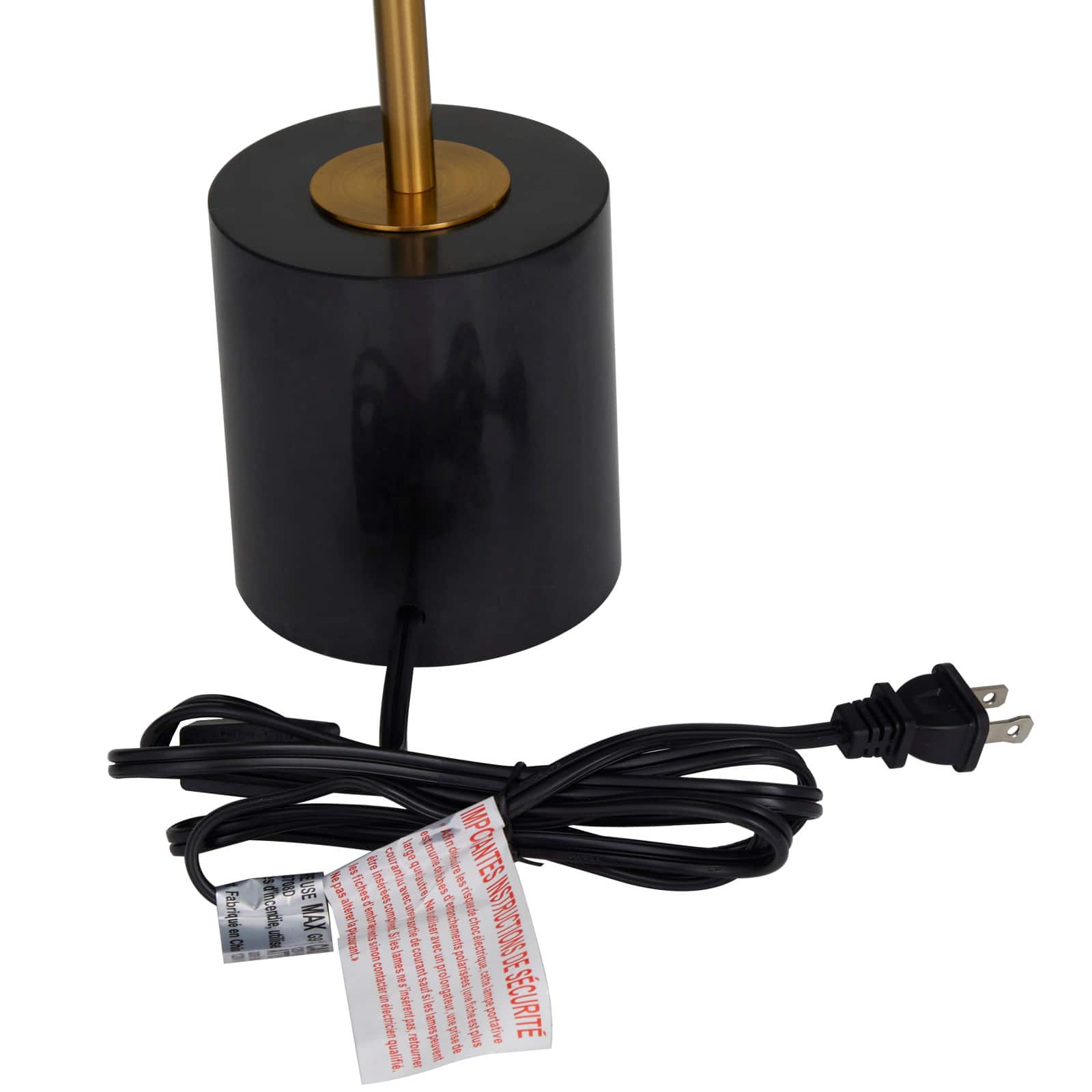 Silver Metal Orb Desk Lamp with Marble Base 6" x 15" x 19"