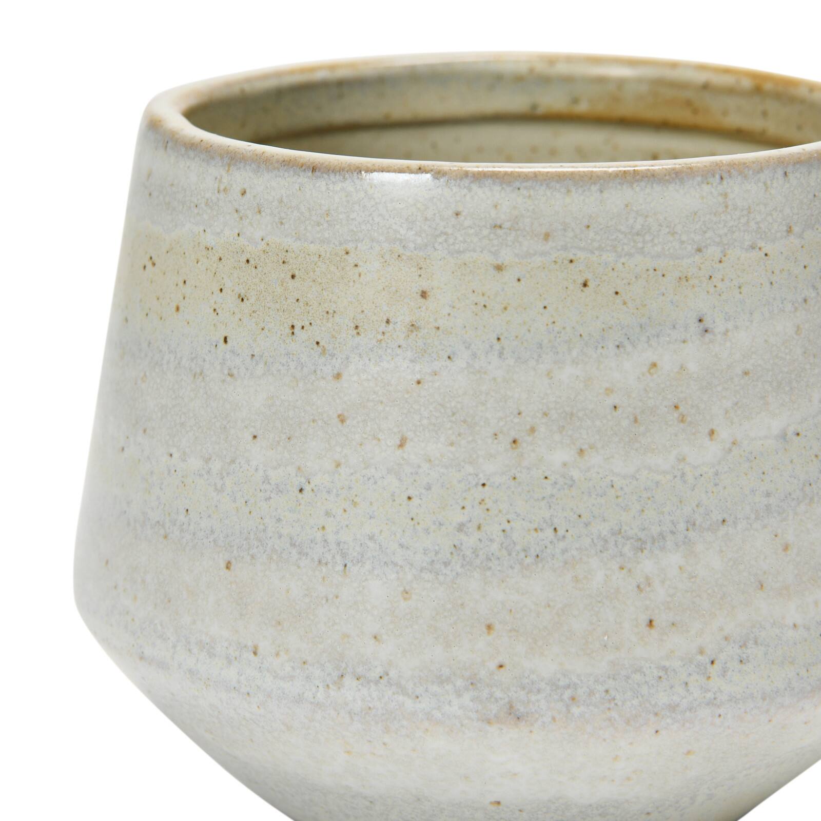 4'' Reactive Glaze Stoneware Planter