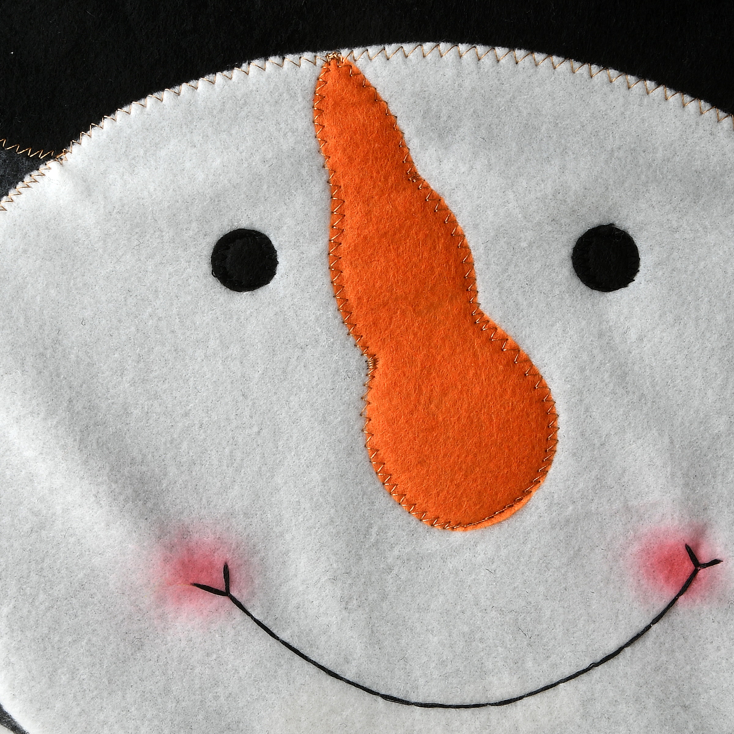 Holiday Snowman Bathroom Seat & Floor Cover Set