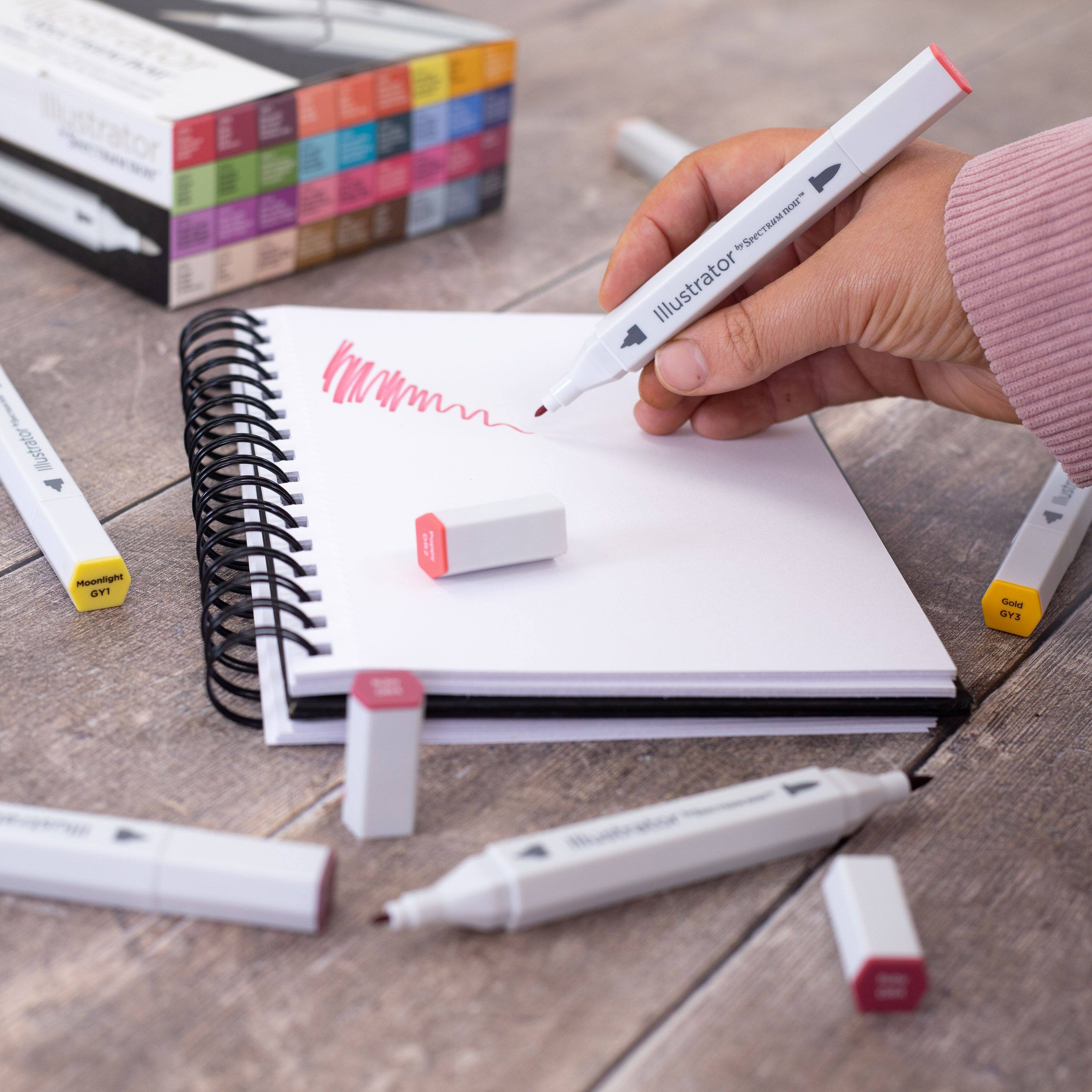 Spectrum Noir™ Illustrator COLOUR ESSENTIALS Dual-Tip Brush Markers, 36ct.