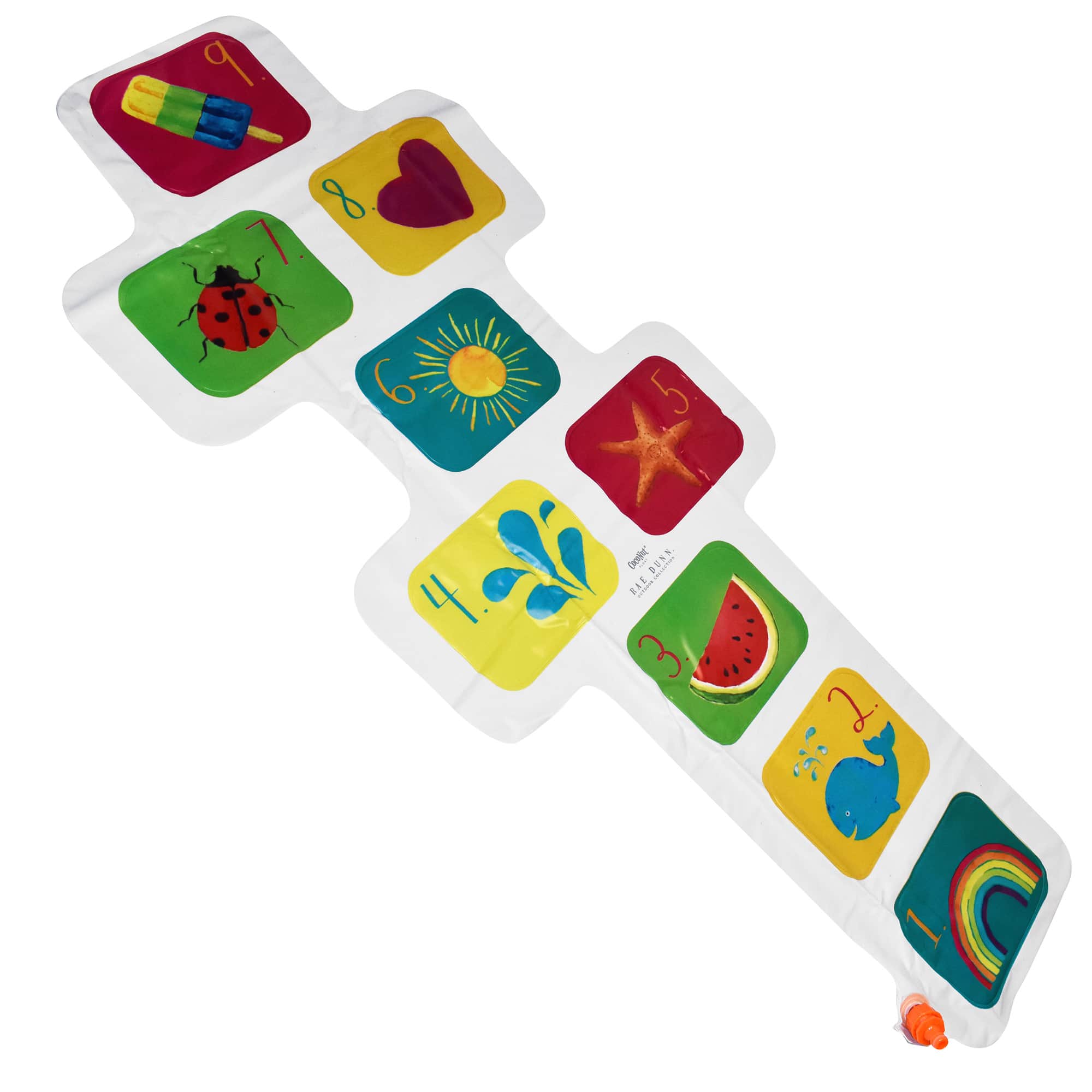 Salus Rae Dunn Hopscotch Game Water Sprinkler