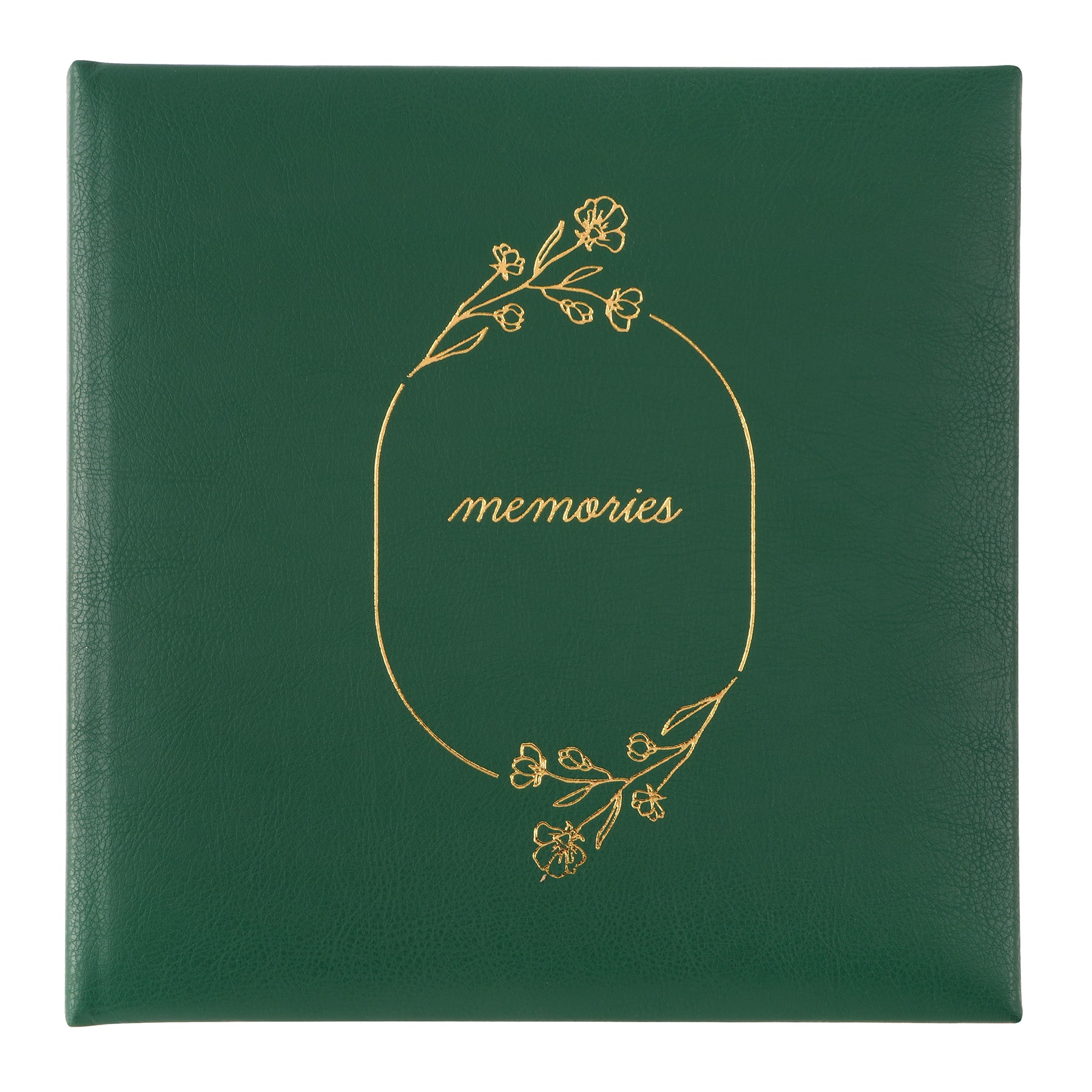 8.6&#x22; x 8.6&#x22; Green Memories Photo Album by Recollections&#x2122;