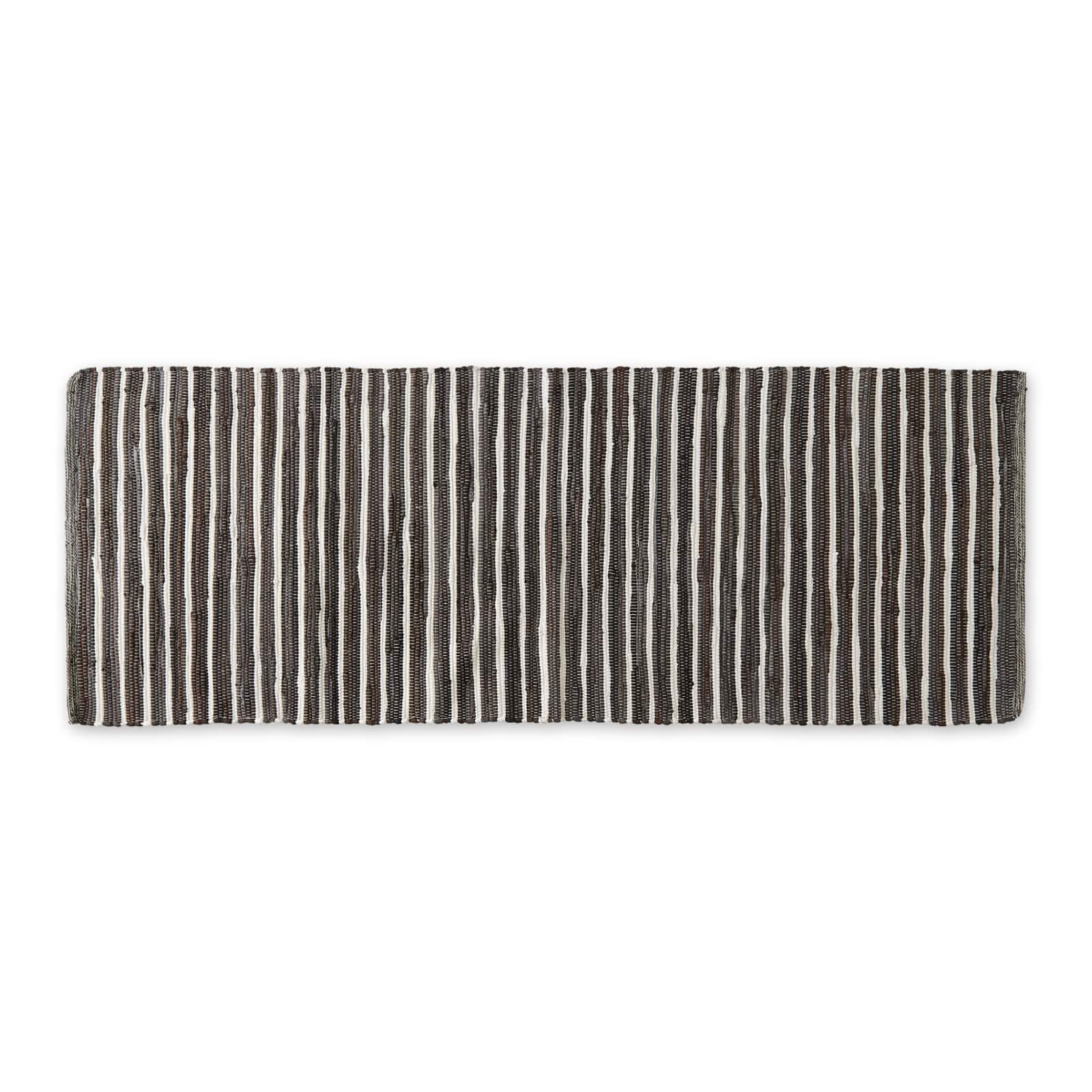DII® Slim Stripe Cotton Chindi Rug, 2ft. x 6ft.