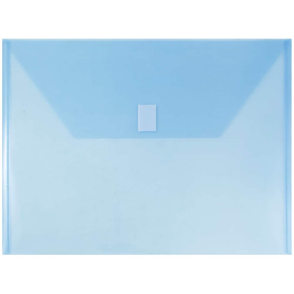 JAM Paper 9.75" x 13" Plastic Hook & Loop Closure Envelopes, 6ct.