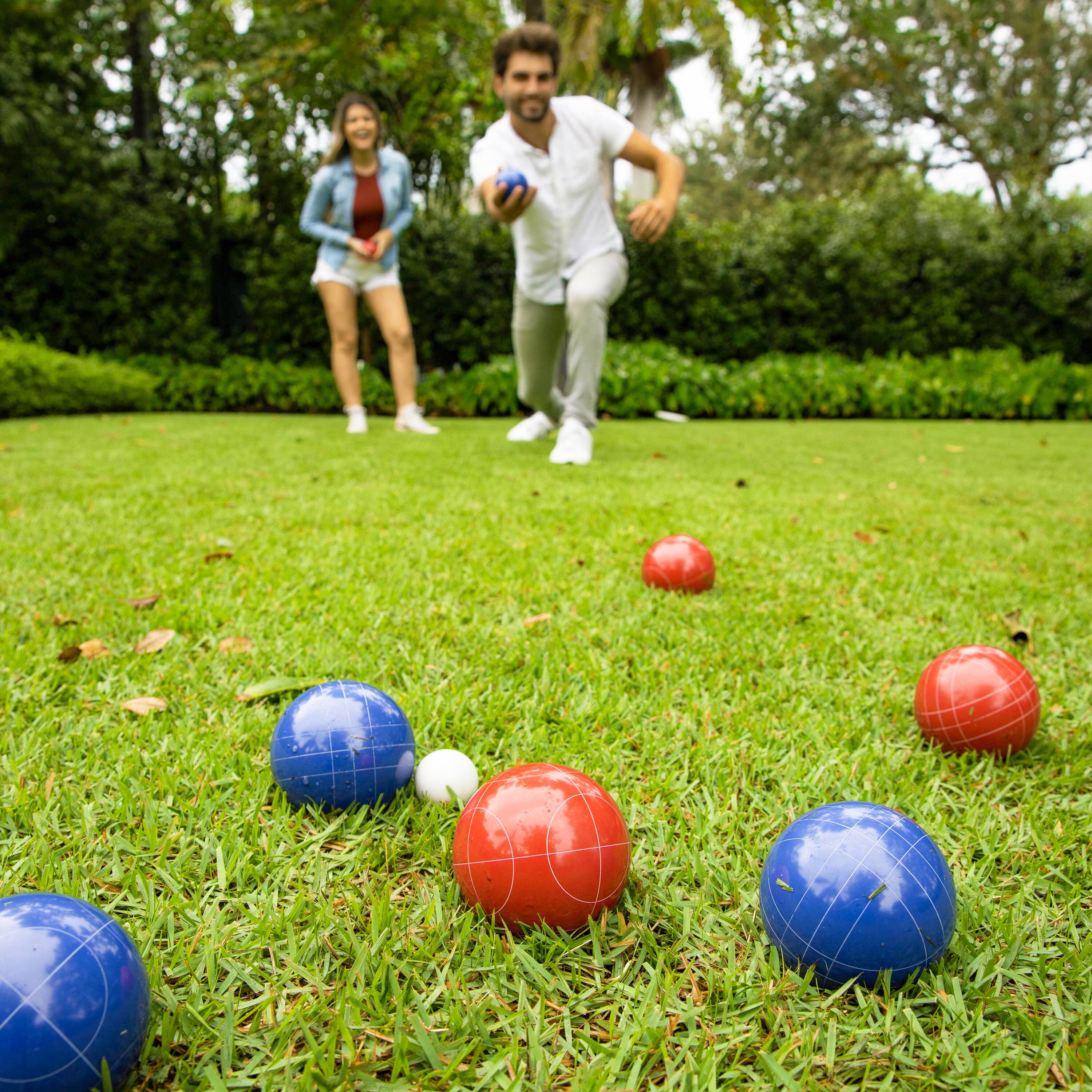 YardCandy Deluxe Bocce Ball Set with Carry Case