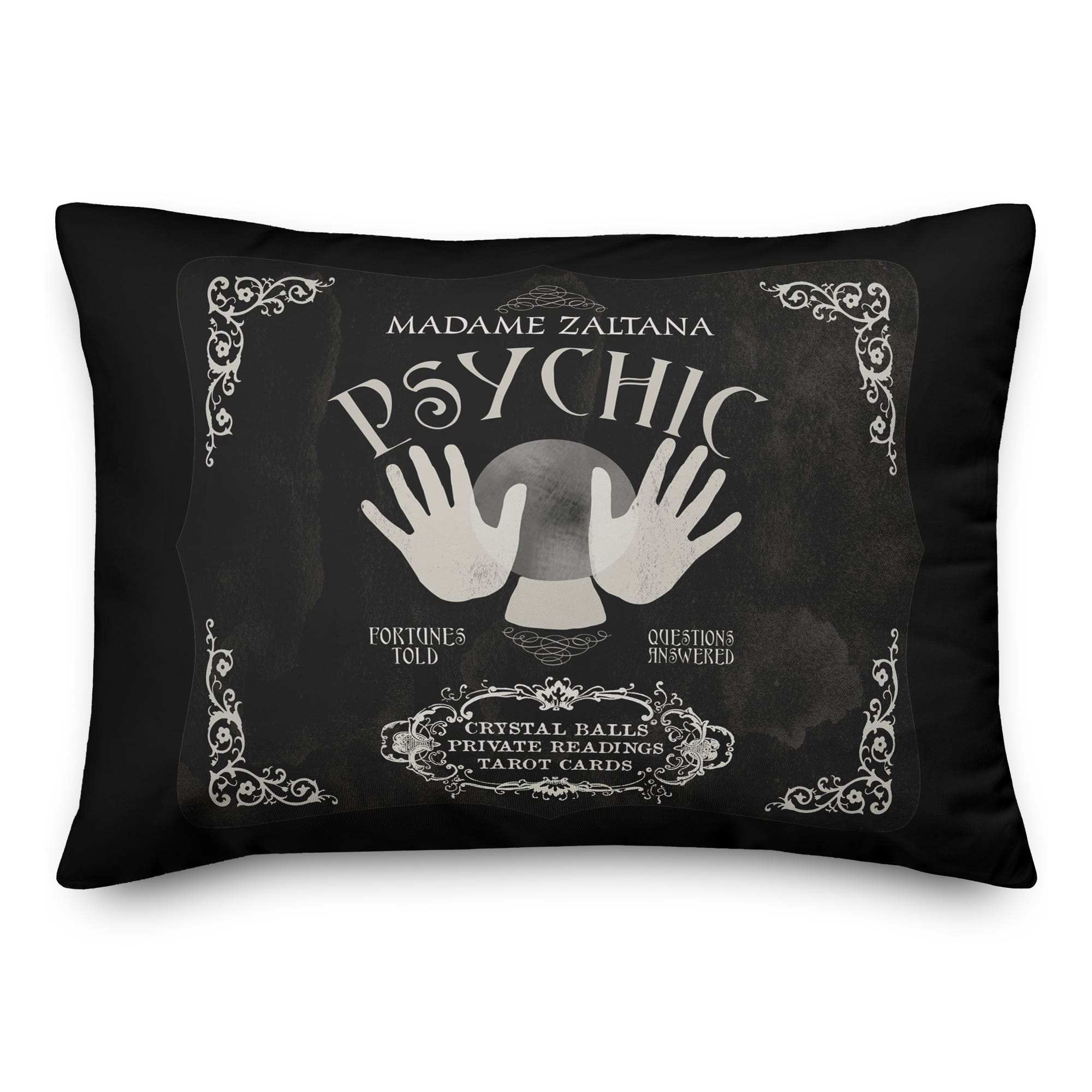 Psychic Readings 1 14&#x22; x 20&#x22; Throw Pillow