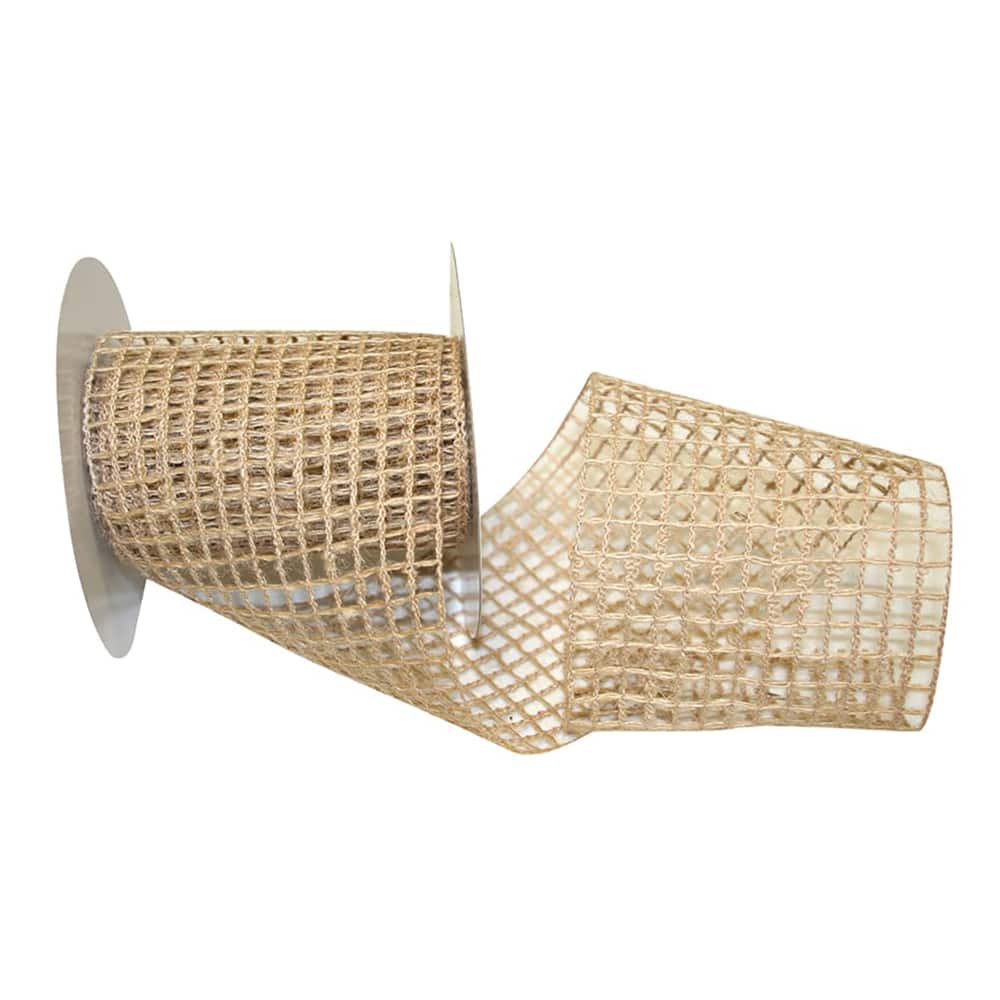 The Ribbon Roll Jute Box Wired Ribbon