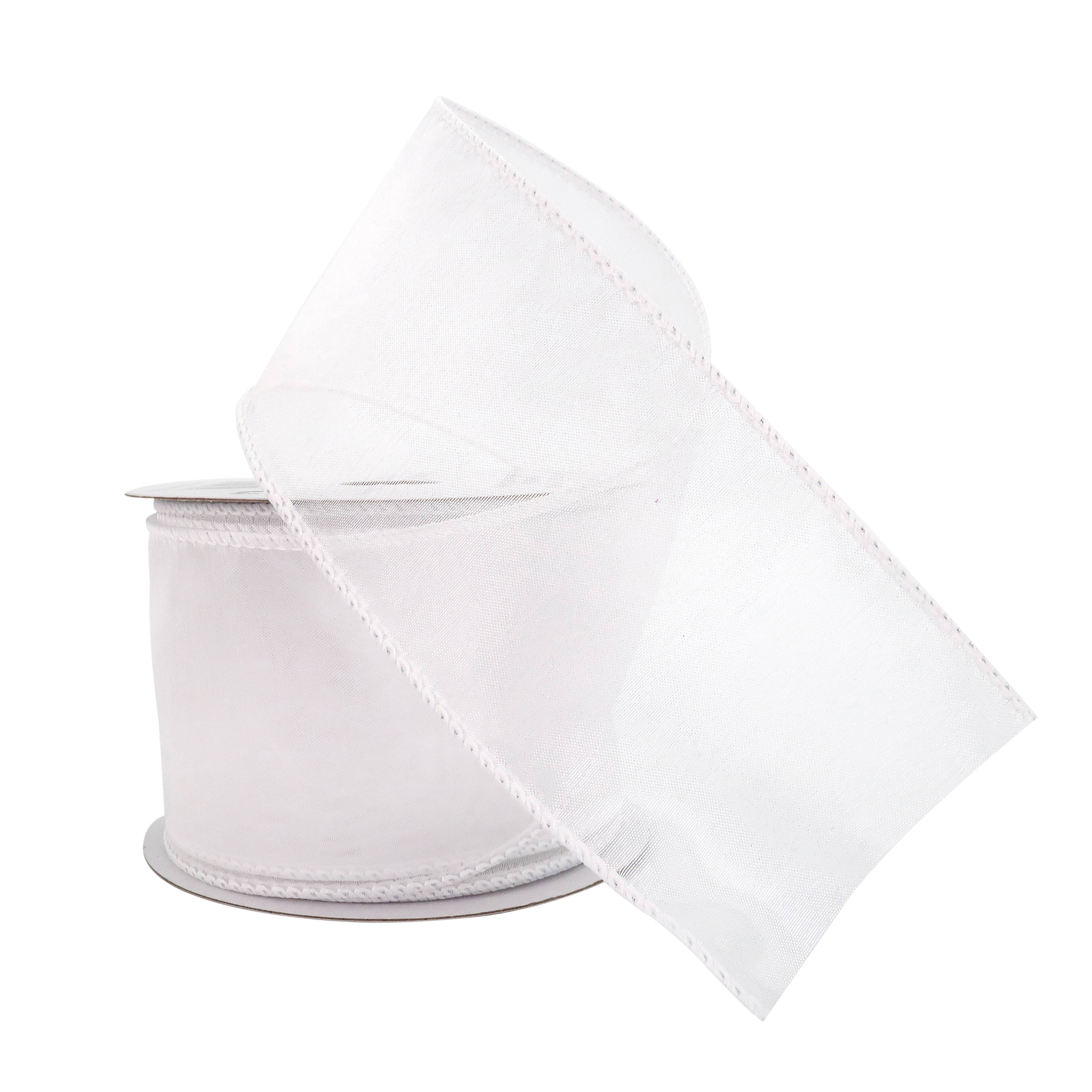 12 Pack: 2.5&#x22; x 10yd. Sheer Wired Ribbon by Celebrate It&#xAE; Specialty