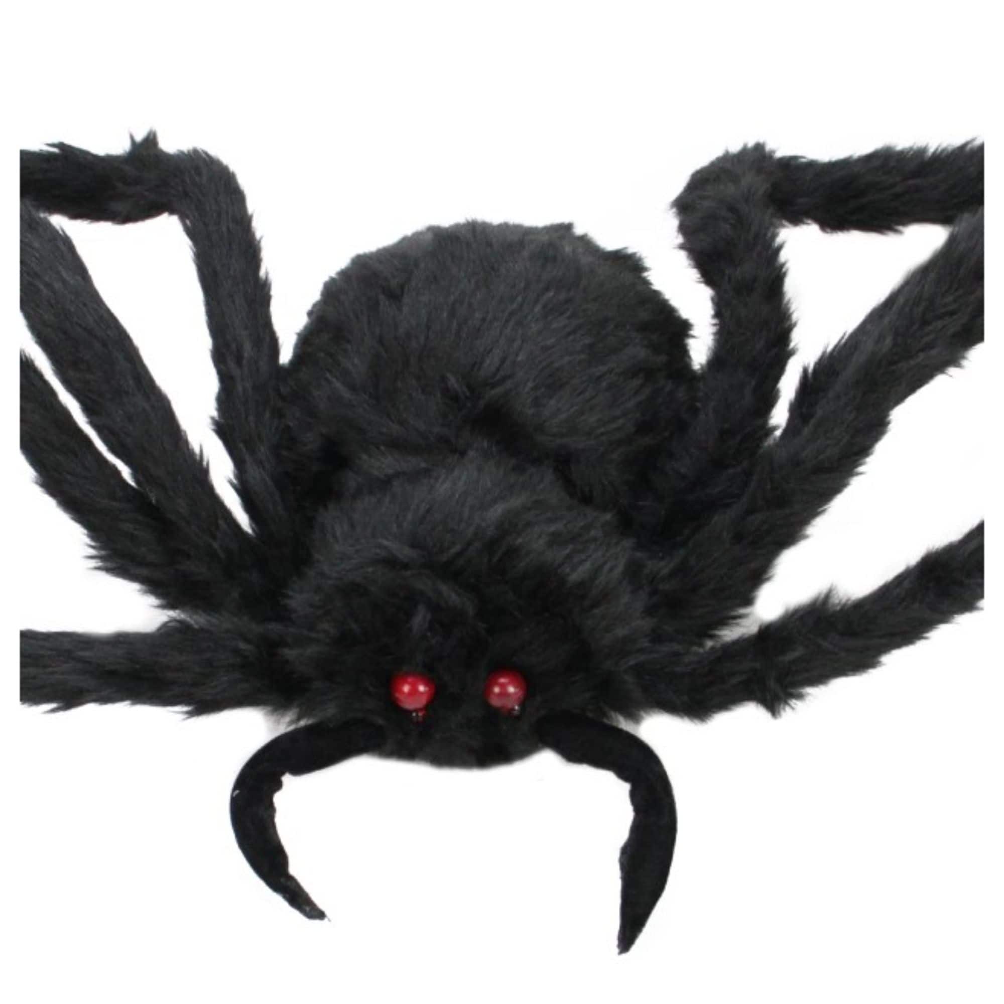 48&#x22; Spider with LED Flashing Eyes Halloween Decoration