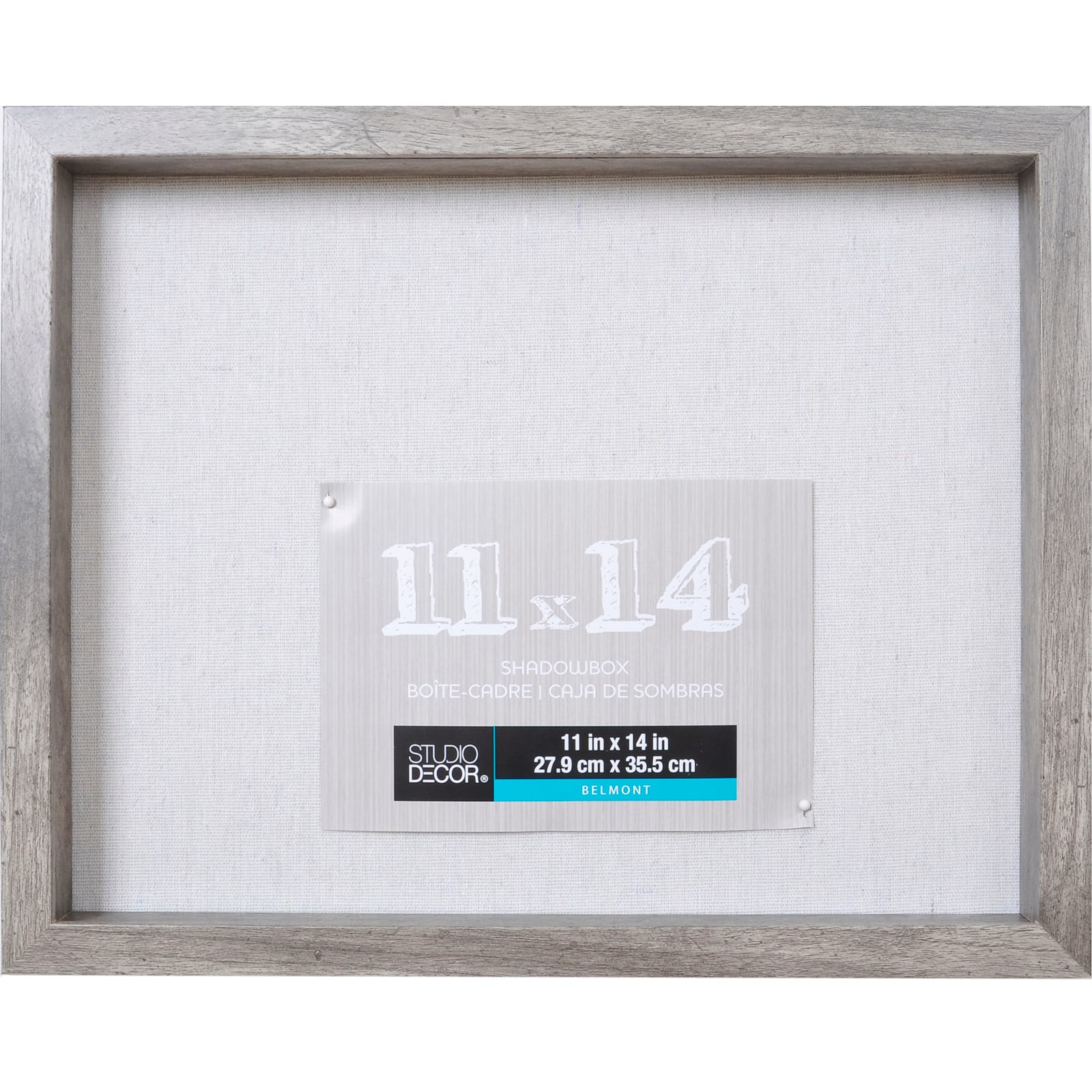 8 Pack: Gray Belmont 11" x 14" Shadowbox by Studio Décor®