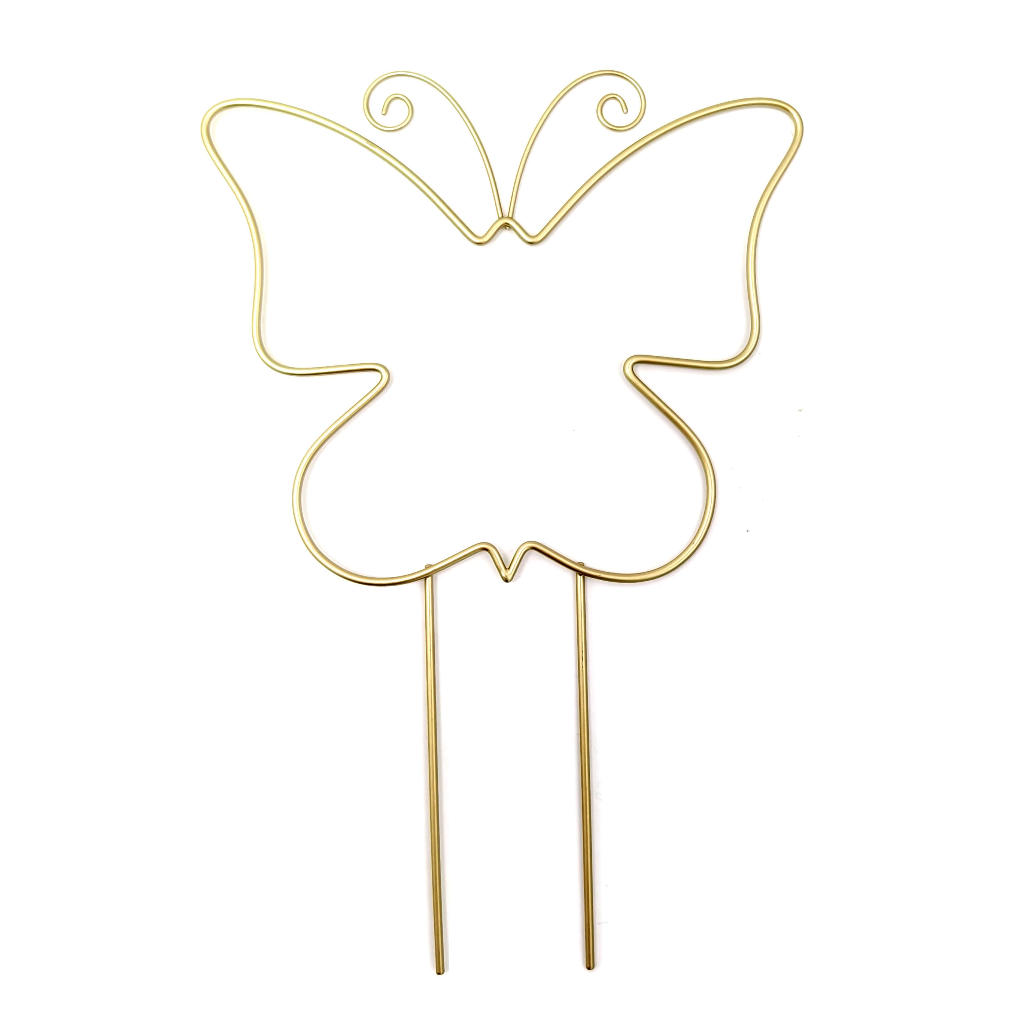 12&#x22; Gold Metal Butterfly Stake by Ashland&#xAE;