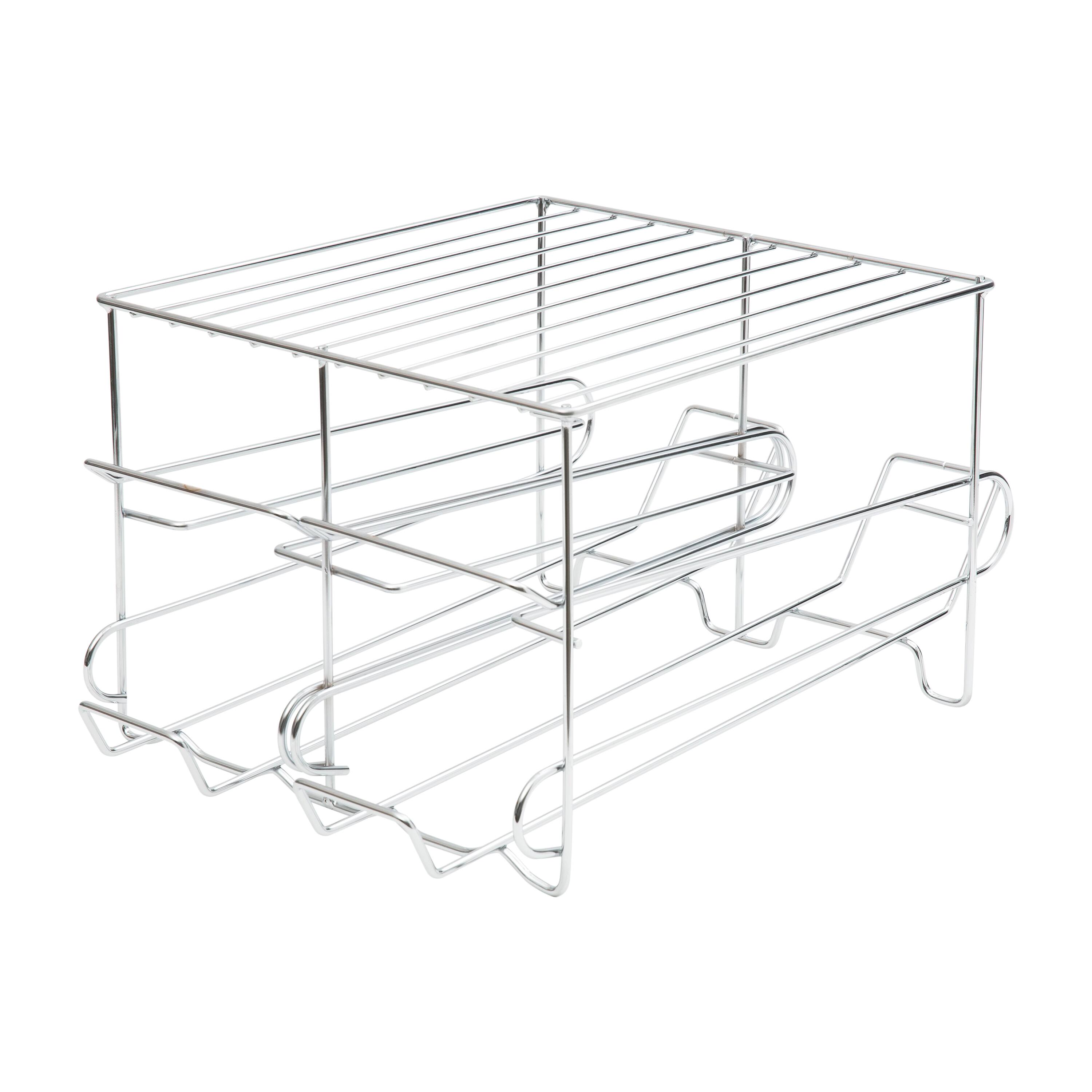 Organize It All Chrome 24 Can Organizer Rack