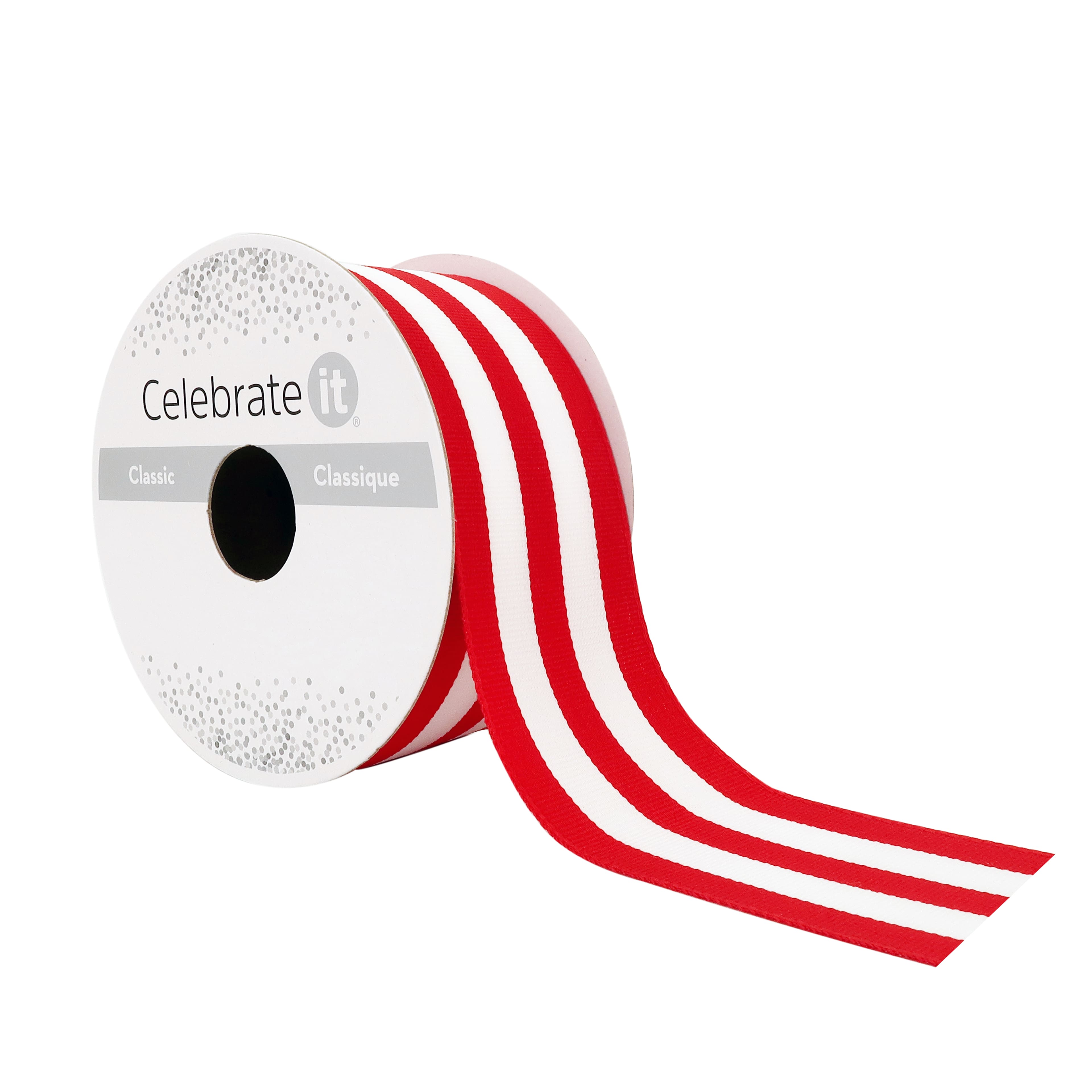 12 Pack: 1.5" x 3yd. Grosgrain Stripes Ribbon by Celebrate It®