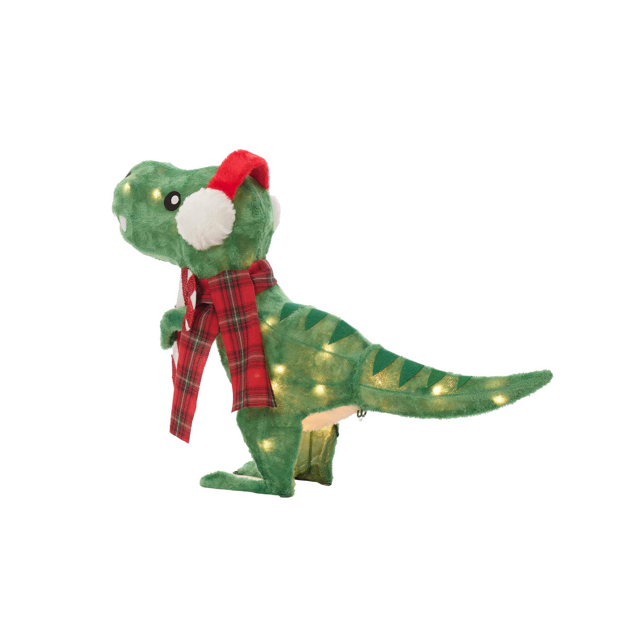24" Plush T-Rex with Earmuffs Figurine