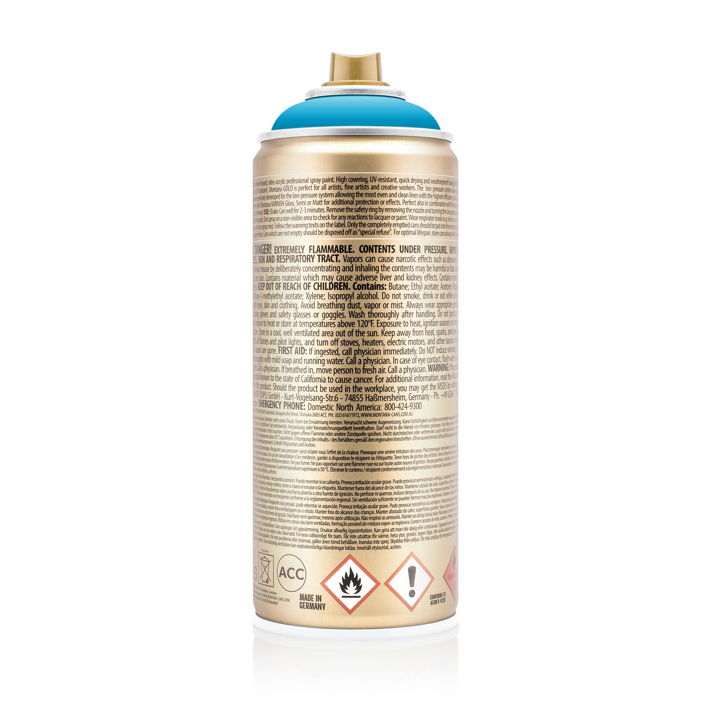Montana&#x2122; Gold Acrylic Professional Spray Paint