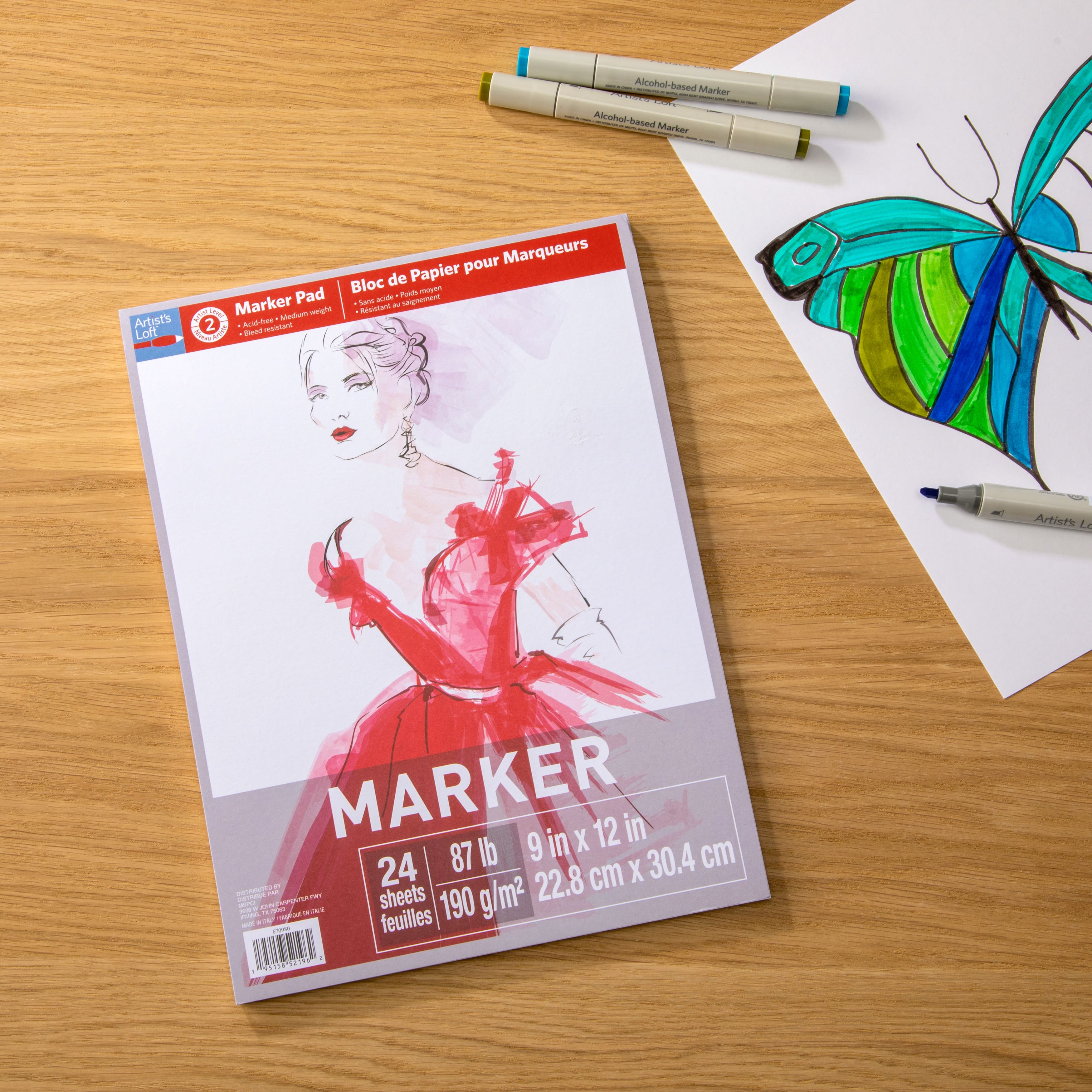 Marker Paper Pad by Artist's Loft™, 9" x 12"