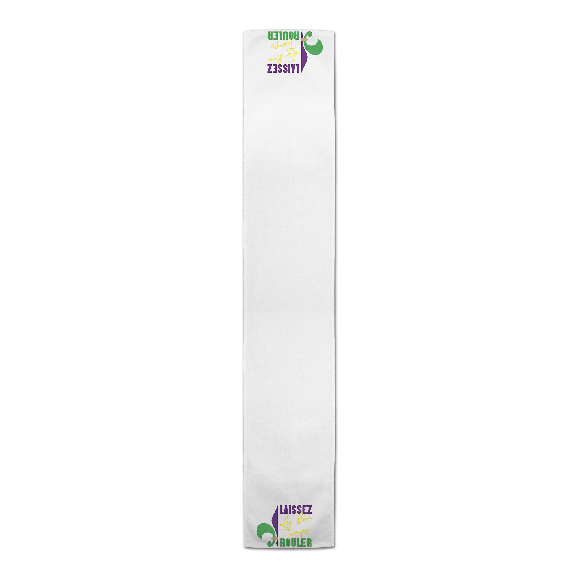 90&#x22; Laissez Les Bon Temps Rouler Mardi Gras Table Runner