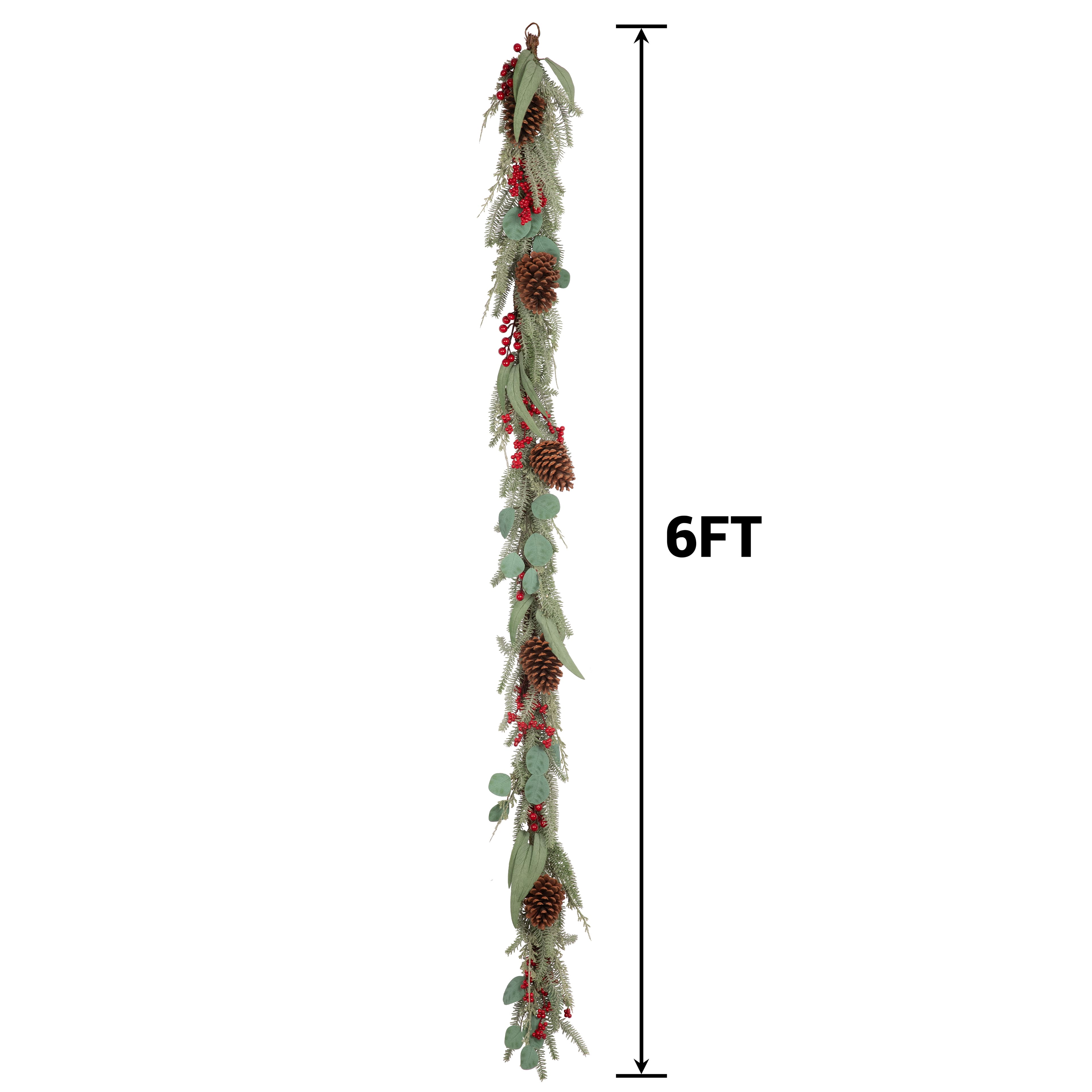 6ft. Pine, Eucalyptus &#x26; Berry Garland by Ashland&#xAE;