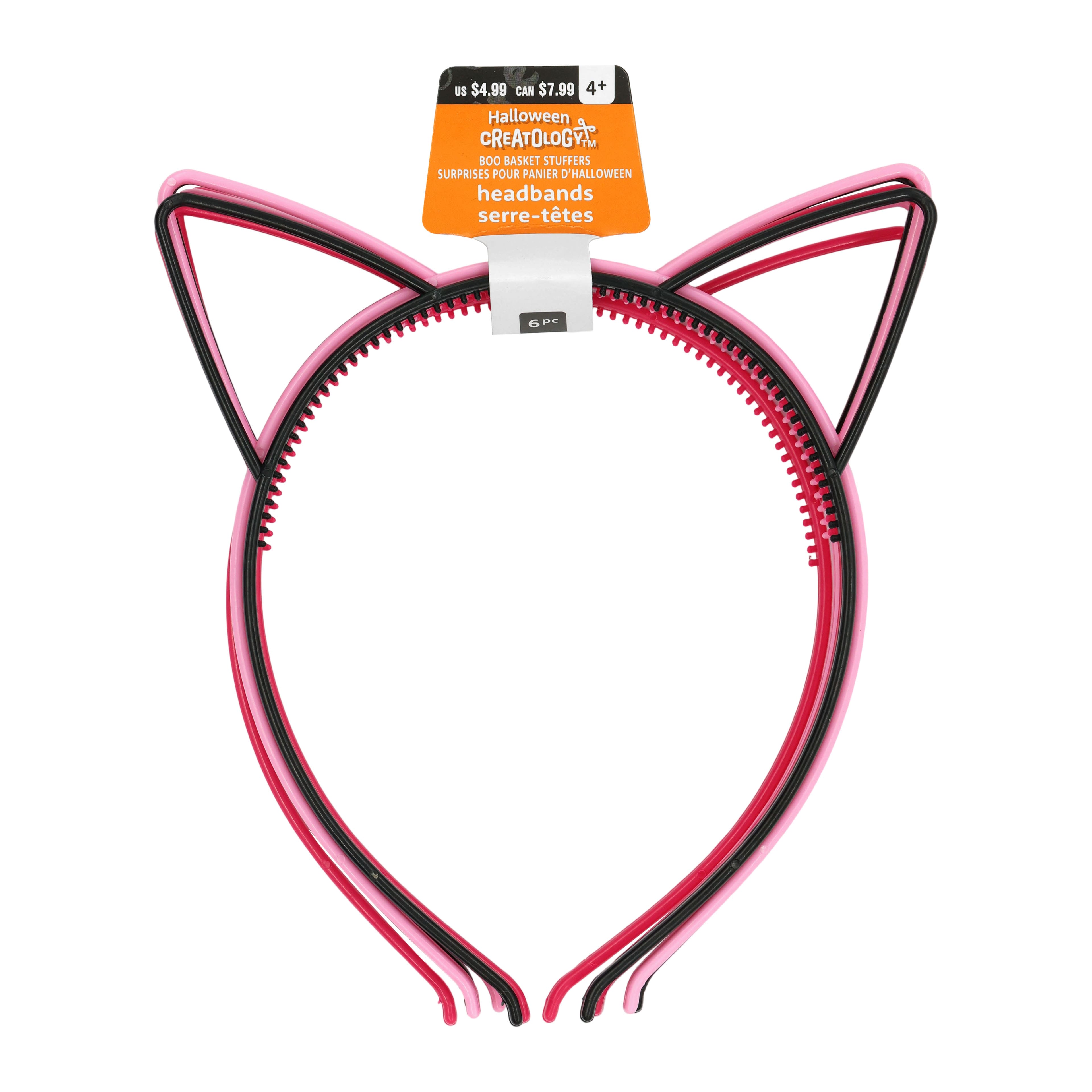 Pink &#x26; Black Cat Headbands by Creatology&#x2122;