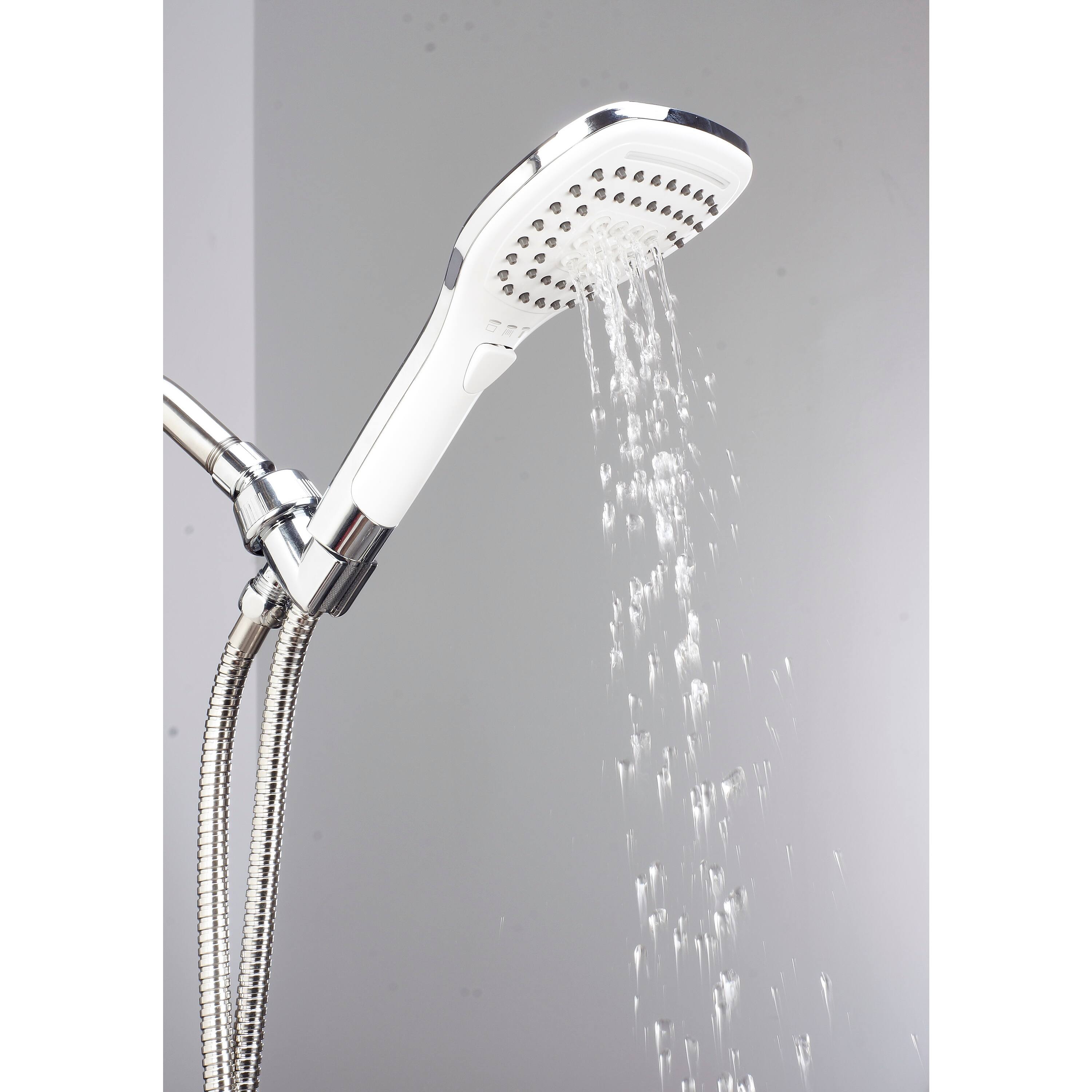 Bath Bliss Niagara 3 Function Shower Head &#x26; Cord Set