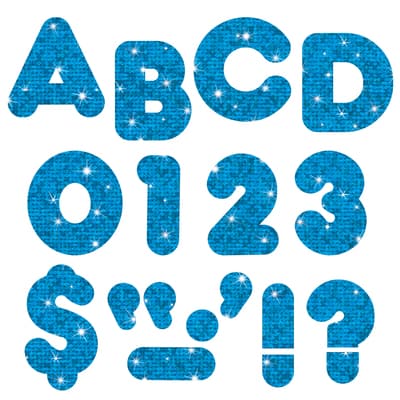FreshCut Crafts | Bulletin Board Letters & Numbers, Black 1.5 in. Capital  Alphabet Letters, Numbers, Punctuation, US Made Card Stock Punch Out  Letters