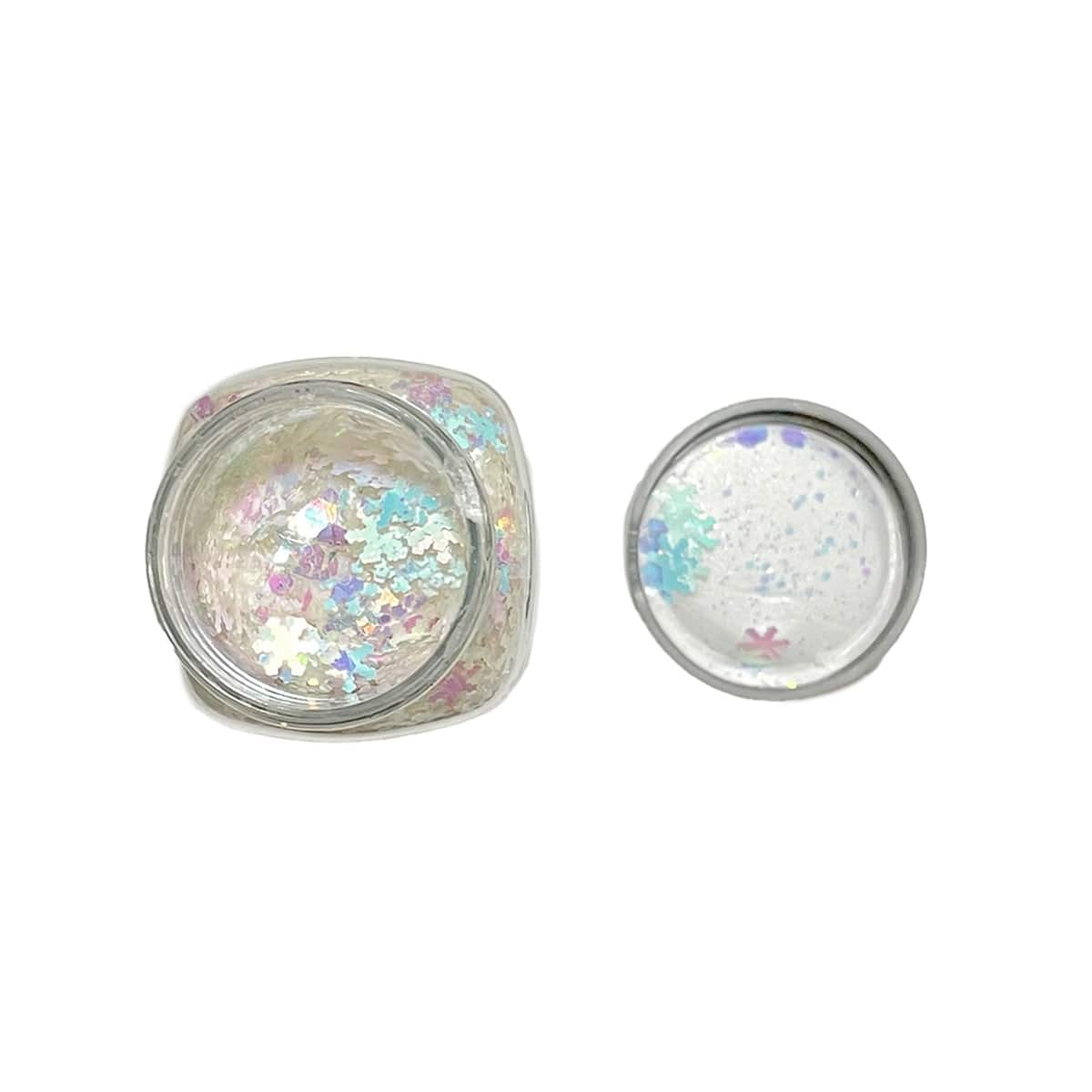 Snow Opal White Iridescent Glitter