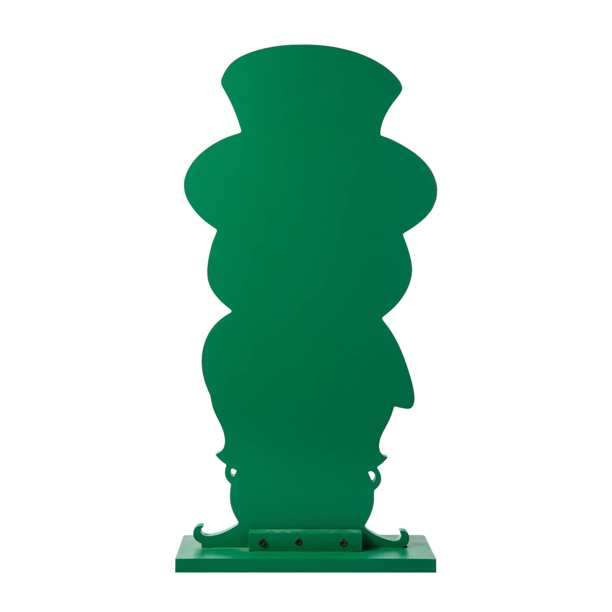 Glitzhome&#xAE; 23.5&#x22; St. Patrick&#x27;s Wooden Leprechaun Pot of Gold Porch D&#xE9;cor