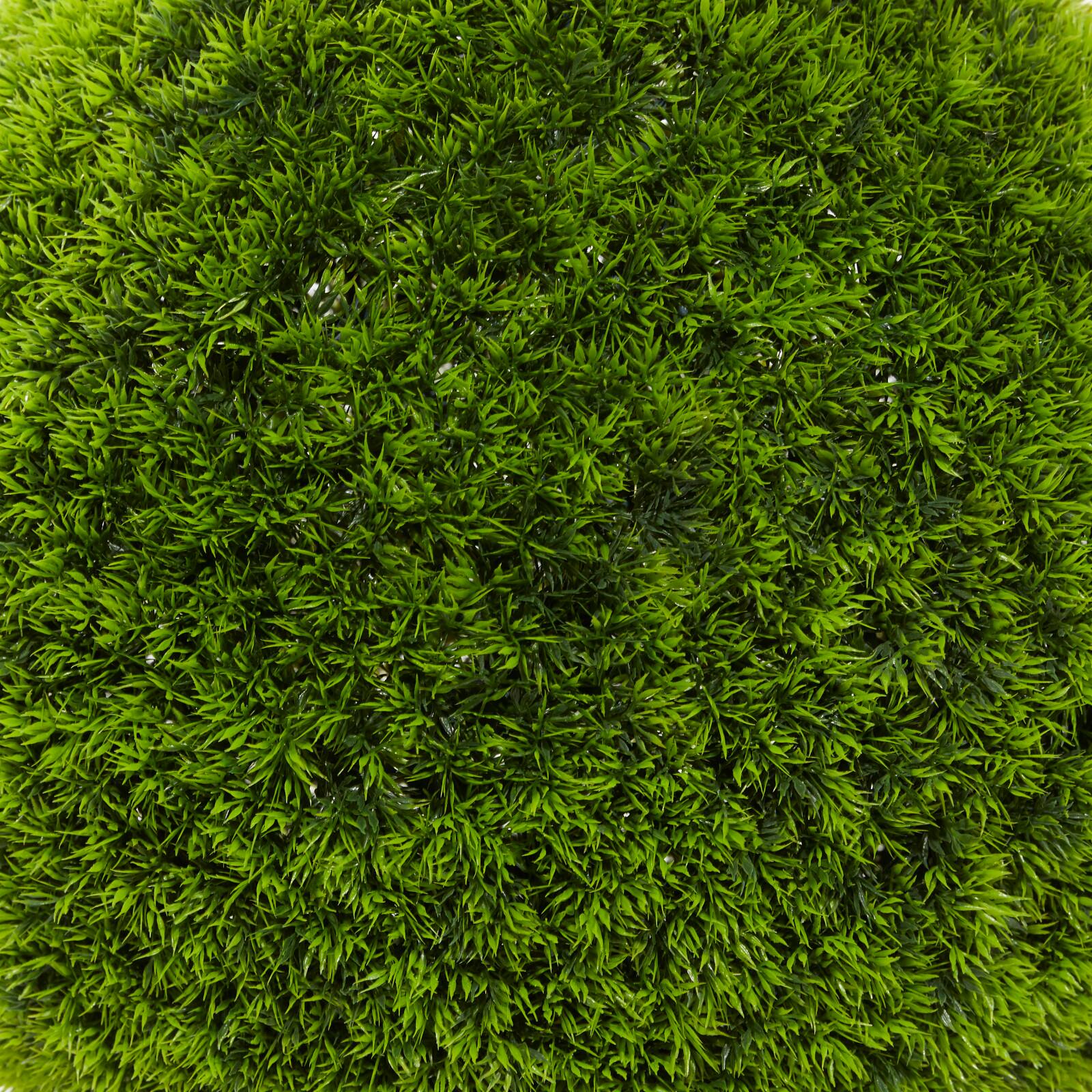 22&#x22; Green Vinyl Contemporary Style Artificial Foliage