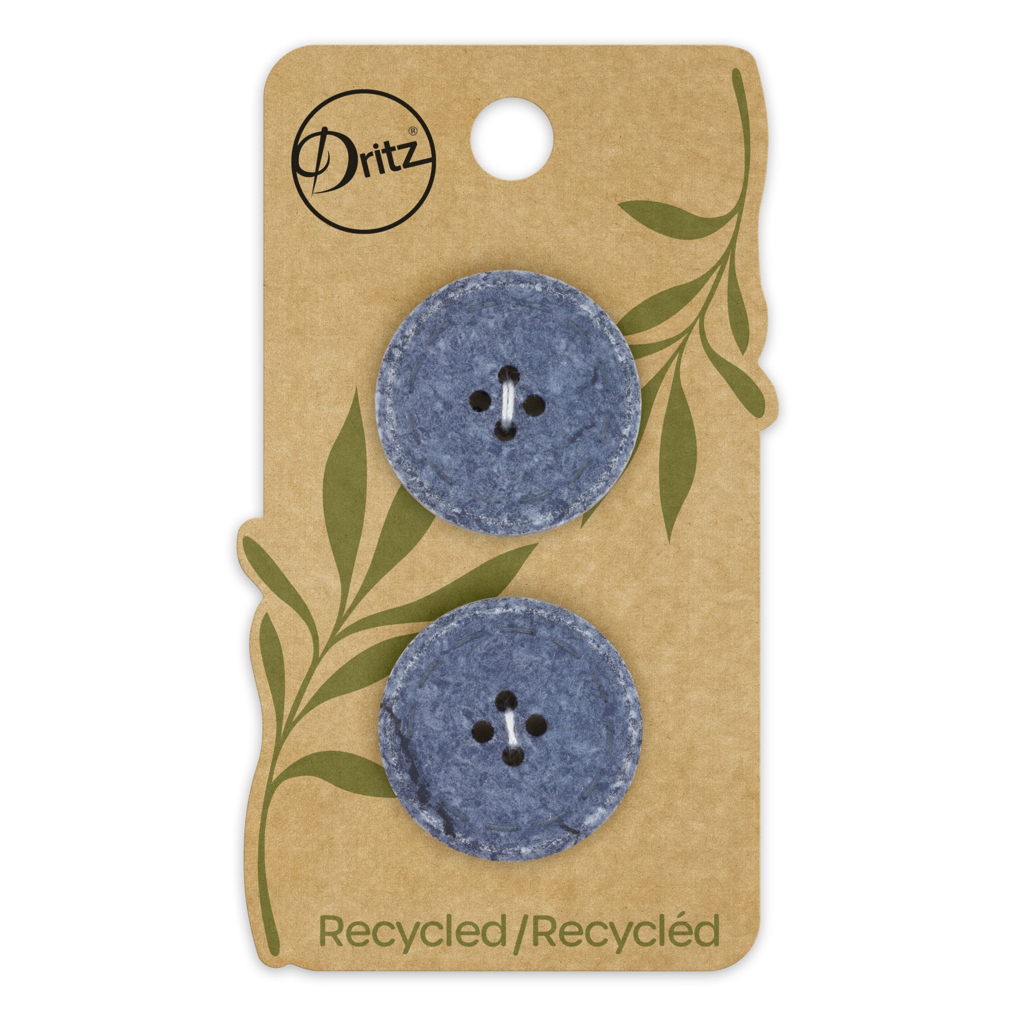 Dritz® 25mm Recycled Cotton Round Stitch Button
