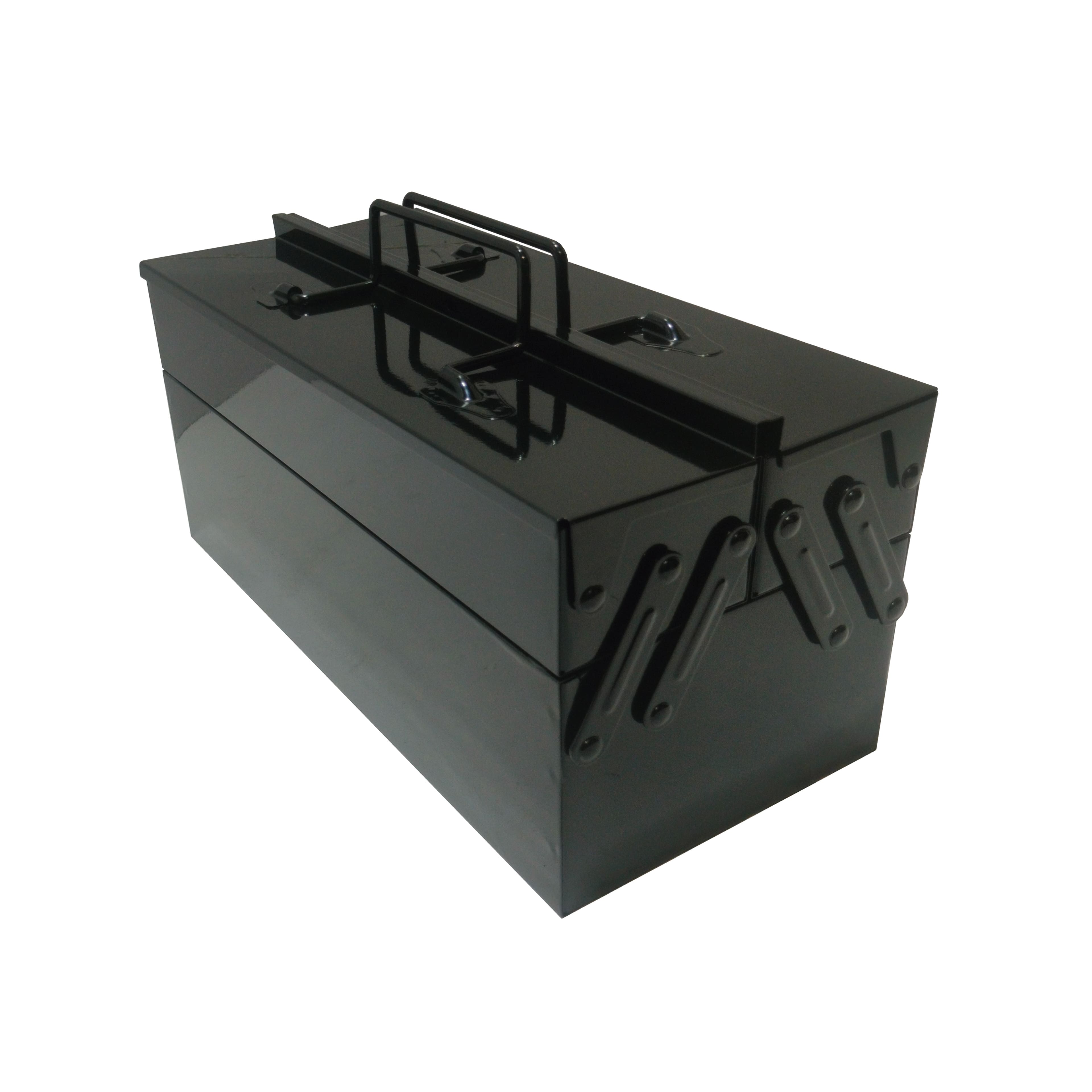 4 Pack: Medium Black Metal Storage Box by Artist's Loft™