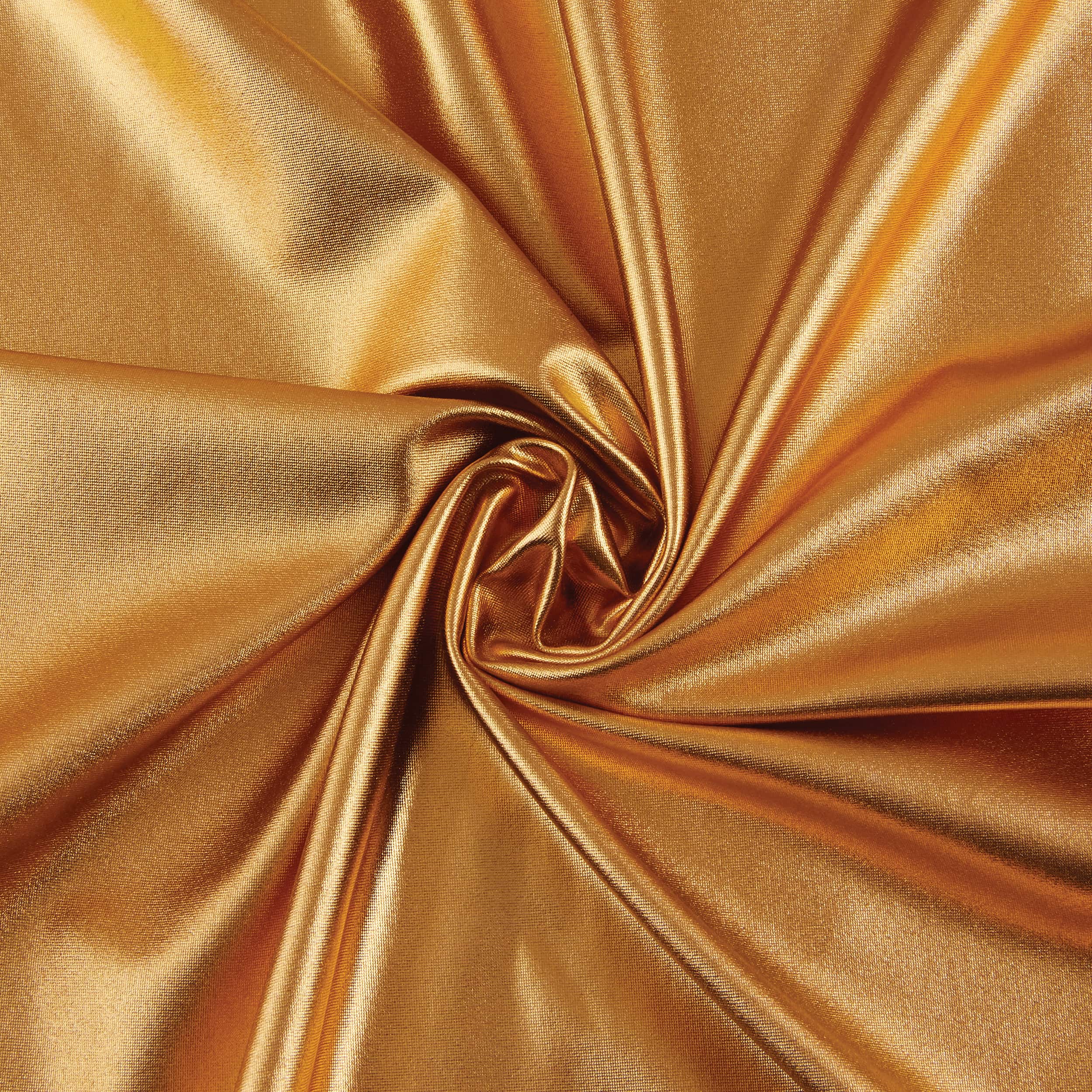 Cosplay by Yaya Han Metallic Bright Gold 4-Way Stretch Fabric