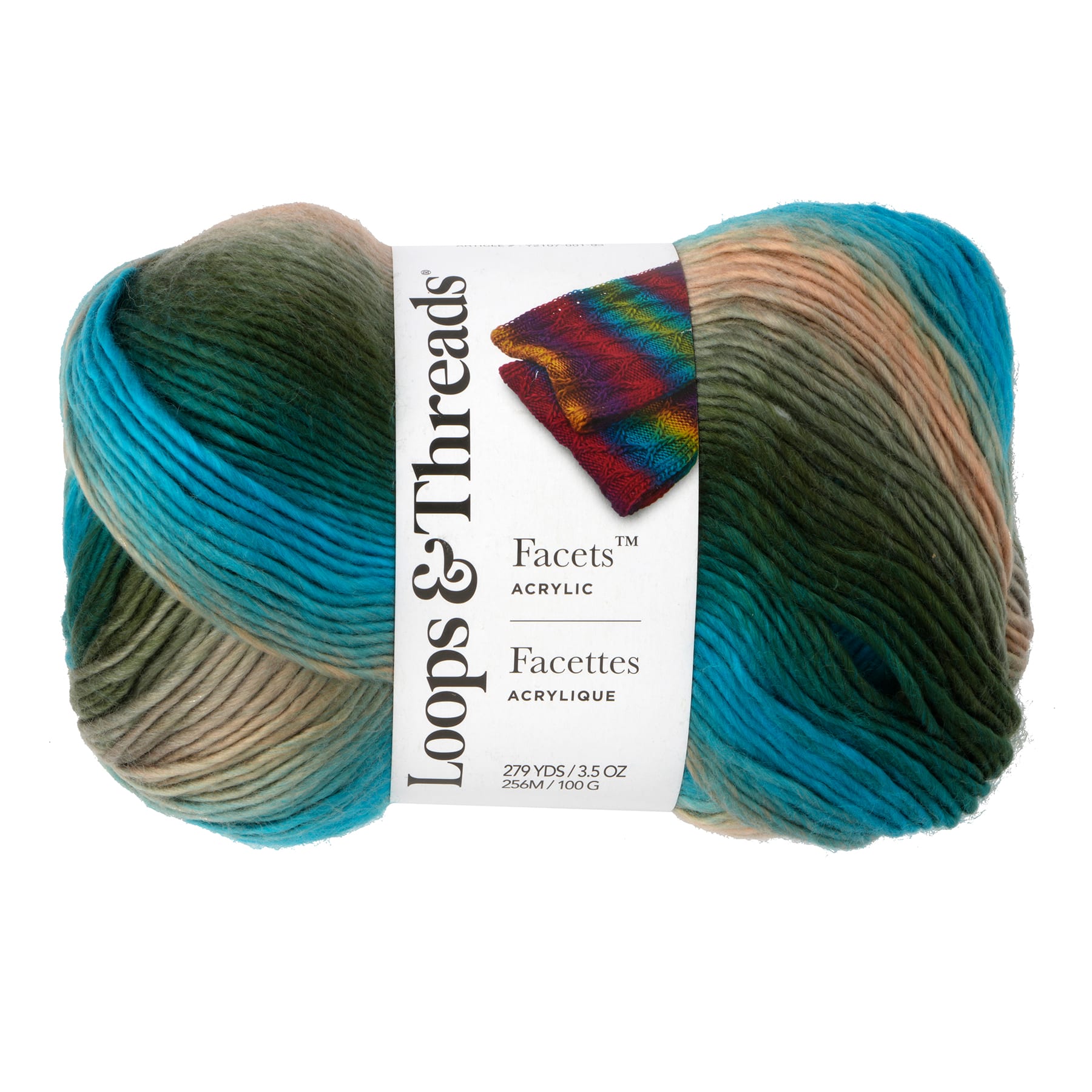 15 Pack: Facets&#x2122; Yarn by Loops &#x26; Threads&#xAE;
