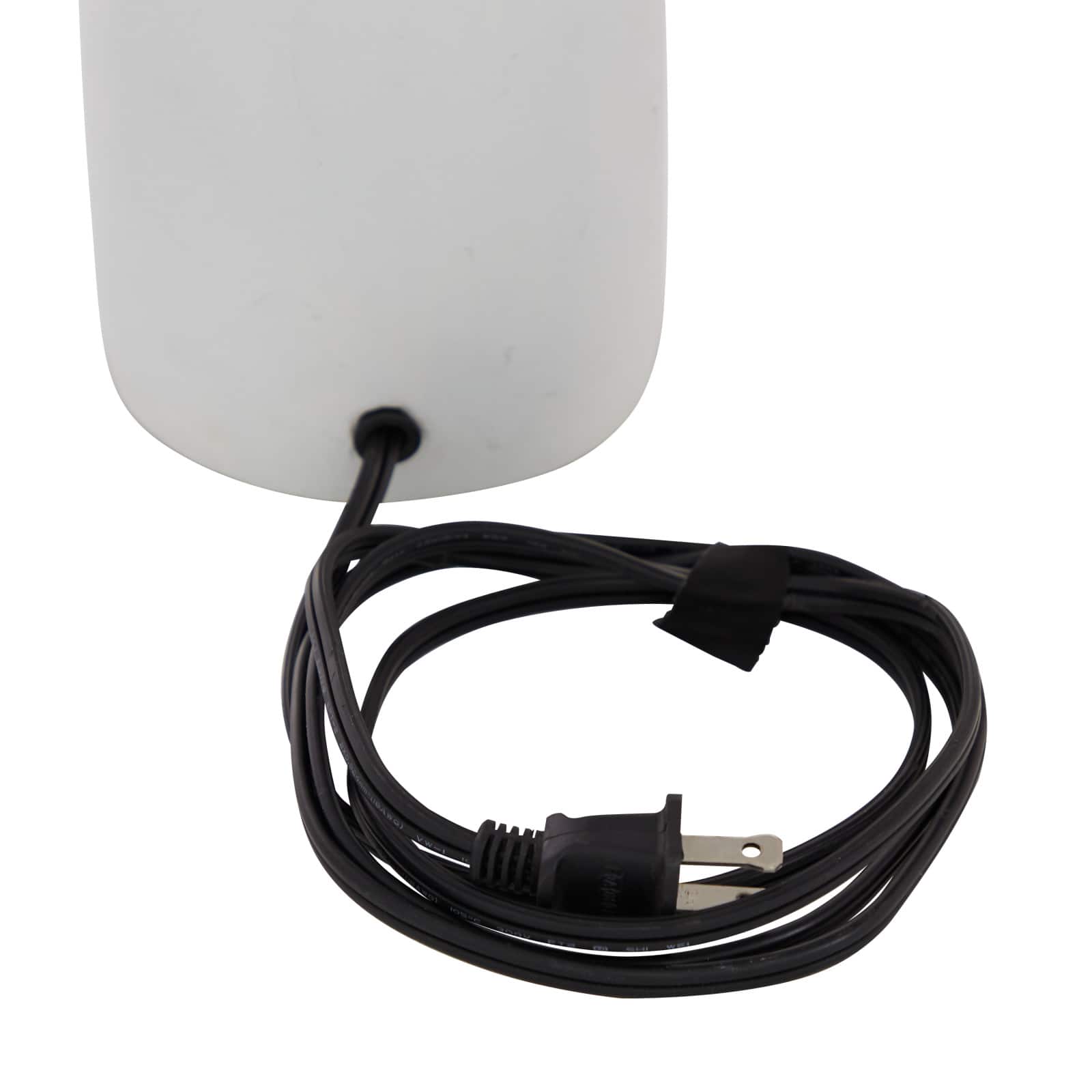 CosmoLiving by Cosmopolitan White Metal Traditional Table Lamp, 21" x 12" x 12"