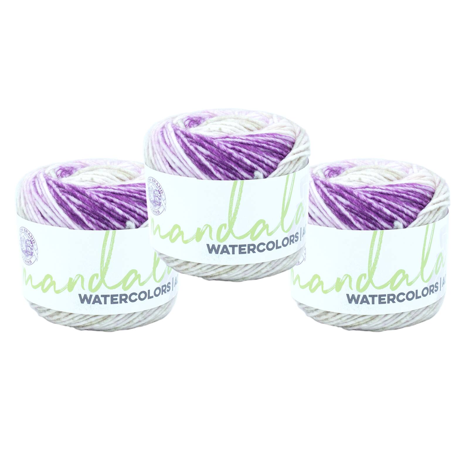 3 Pack Lion Brand&#xAE; Mandala&#xAE; Watercolors Yarn