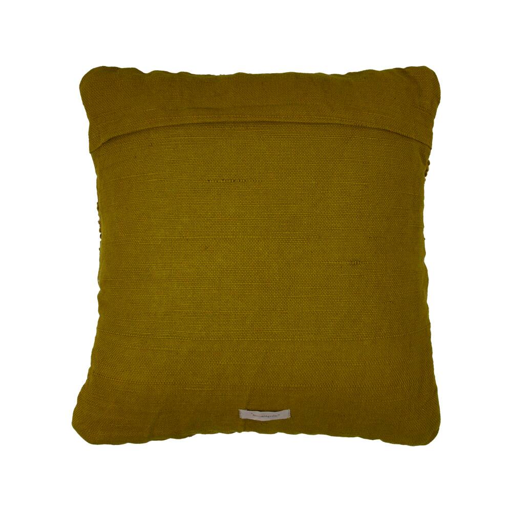 Hello Honey® Woven Cotton and Jute Pillow