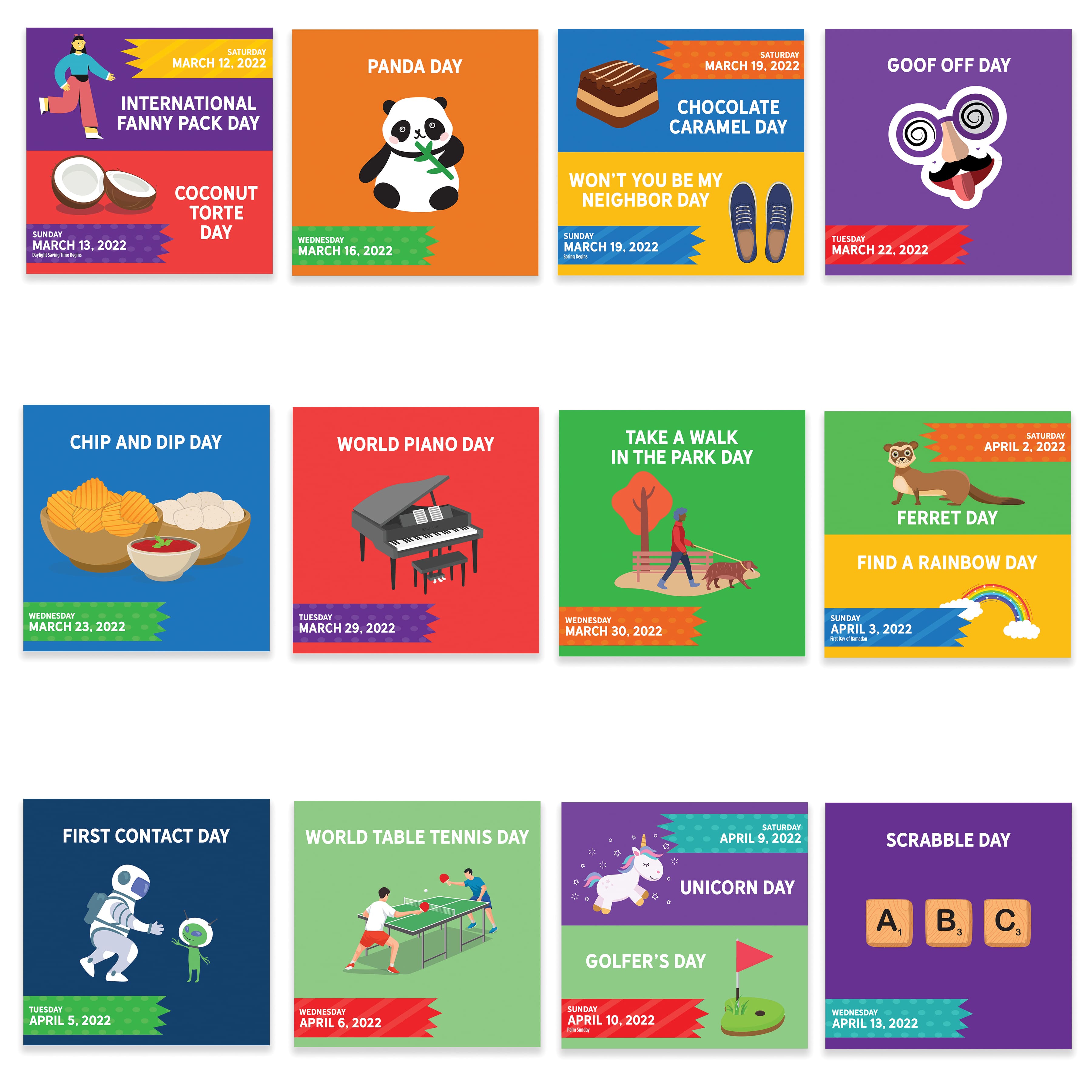 2022 Every Day S A Holiday Daily Desktop Calendar Michaels Everydays A Holiday Calendar 2022 Desktop