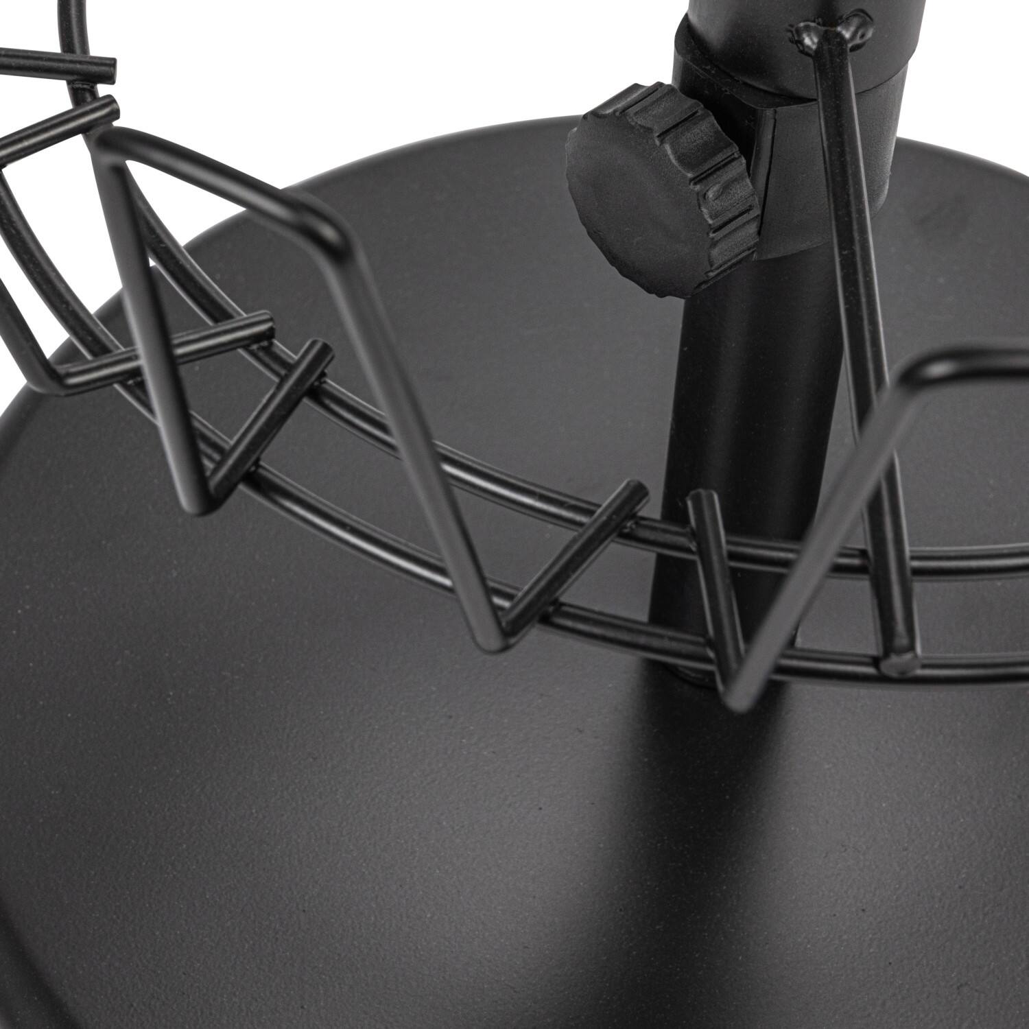 Household Essentials 38" Matte Black 3-Tier Shoe Storage Tree